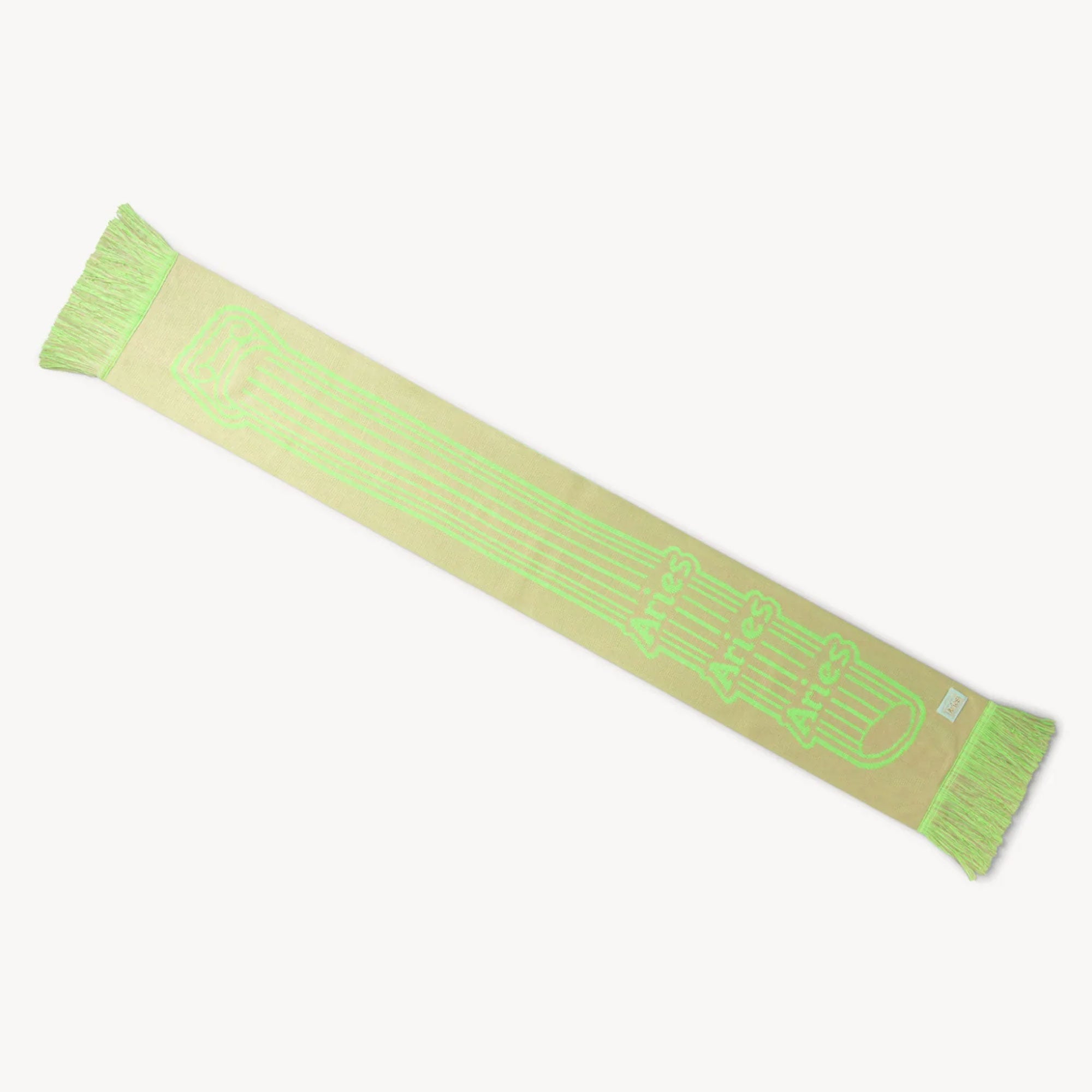 Aries Column Scarf - Fluoro Green