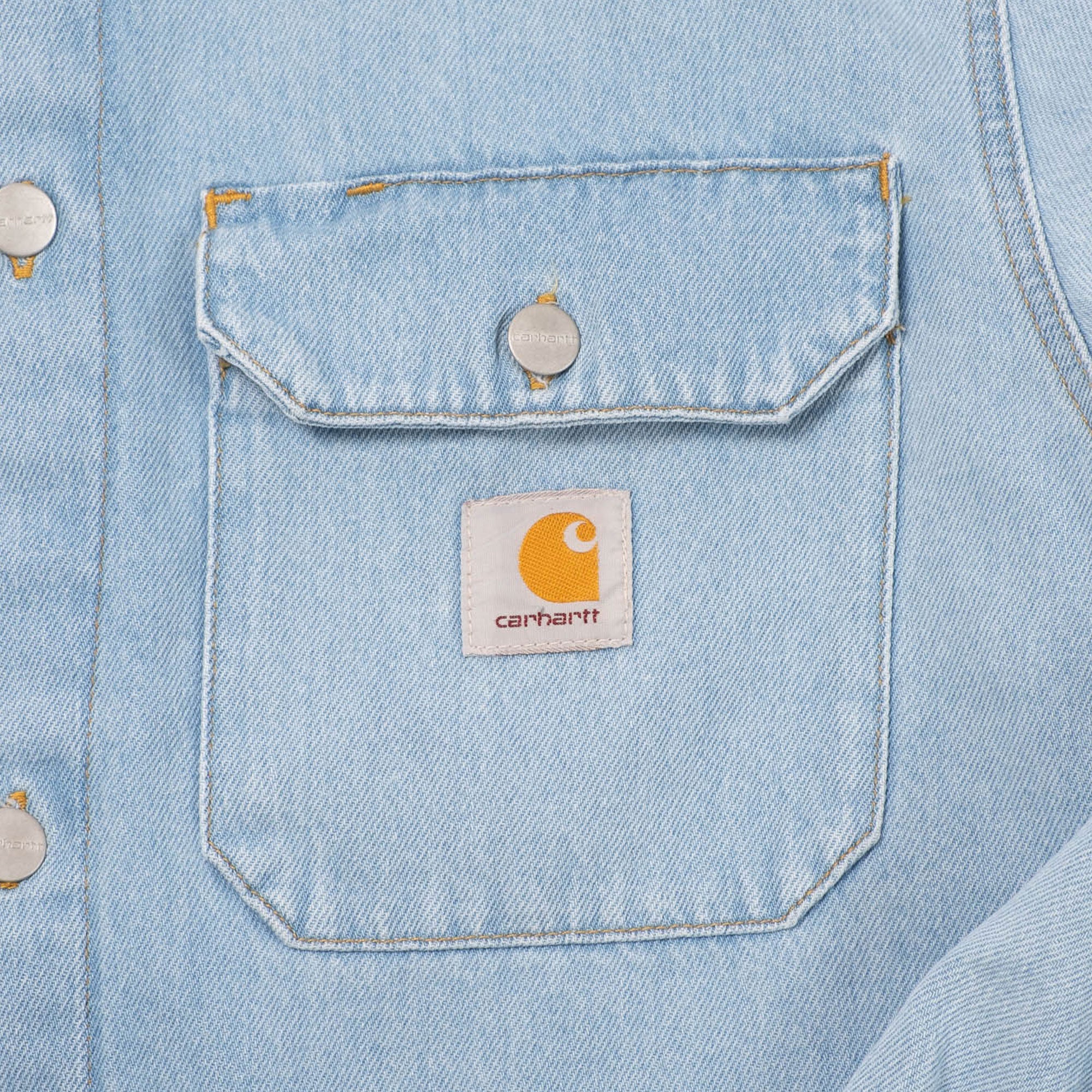 Carhartt WIP Harvey Shirt Jac - Blue Used Wash