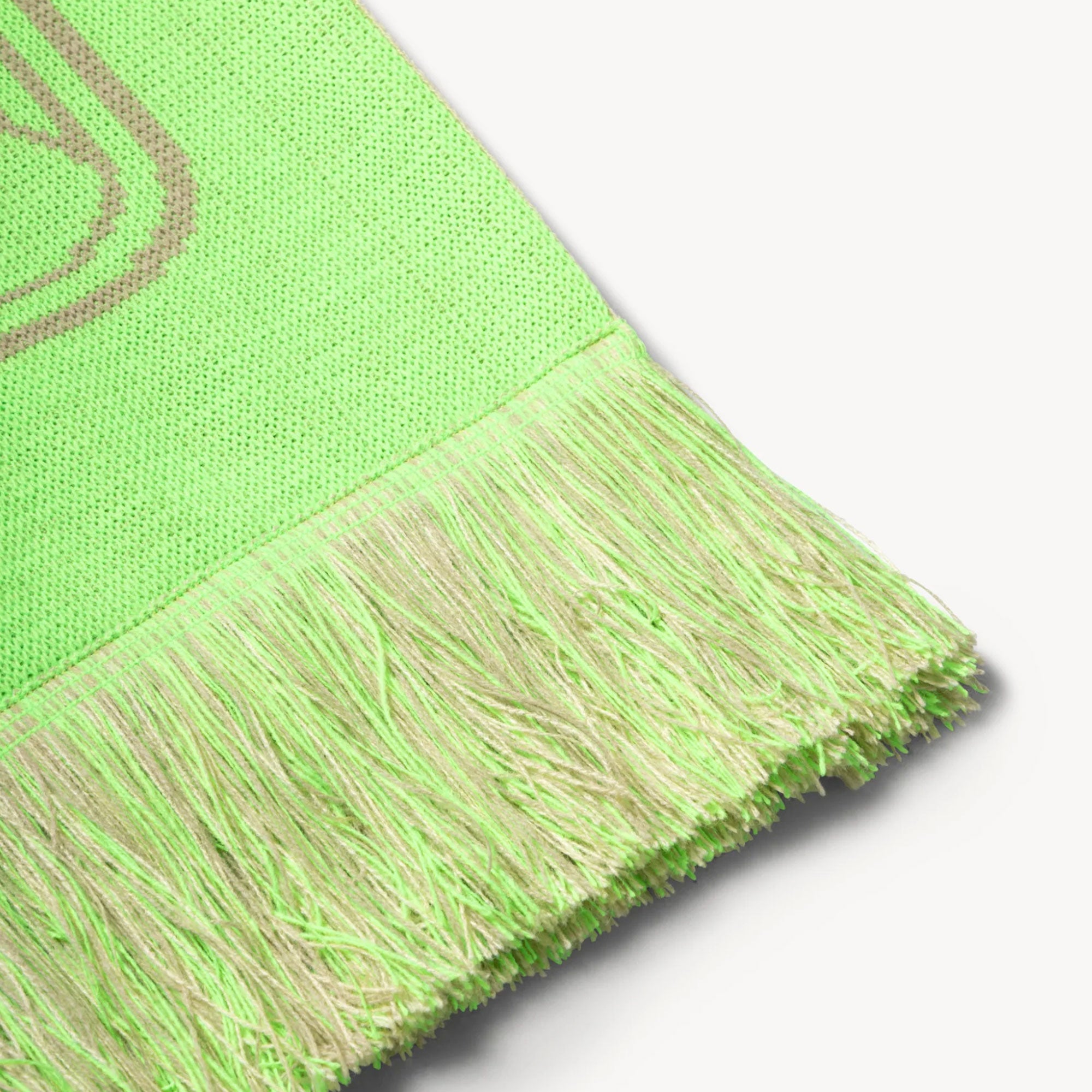 Aries Column Scarf - Fluoro Green