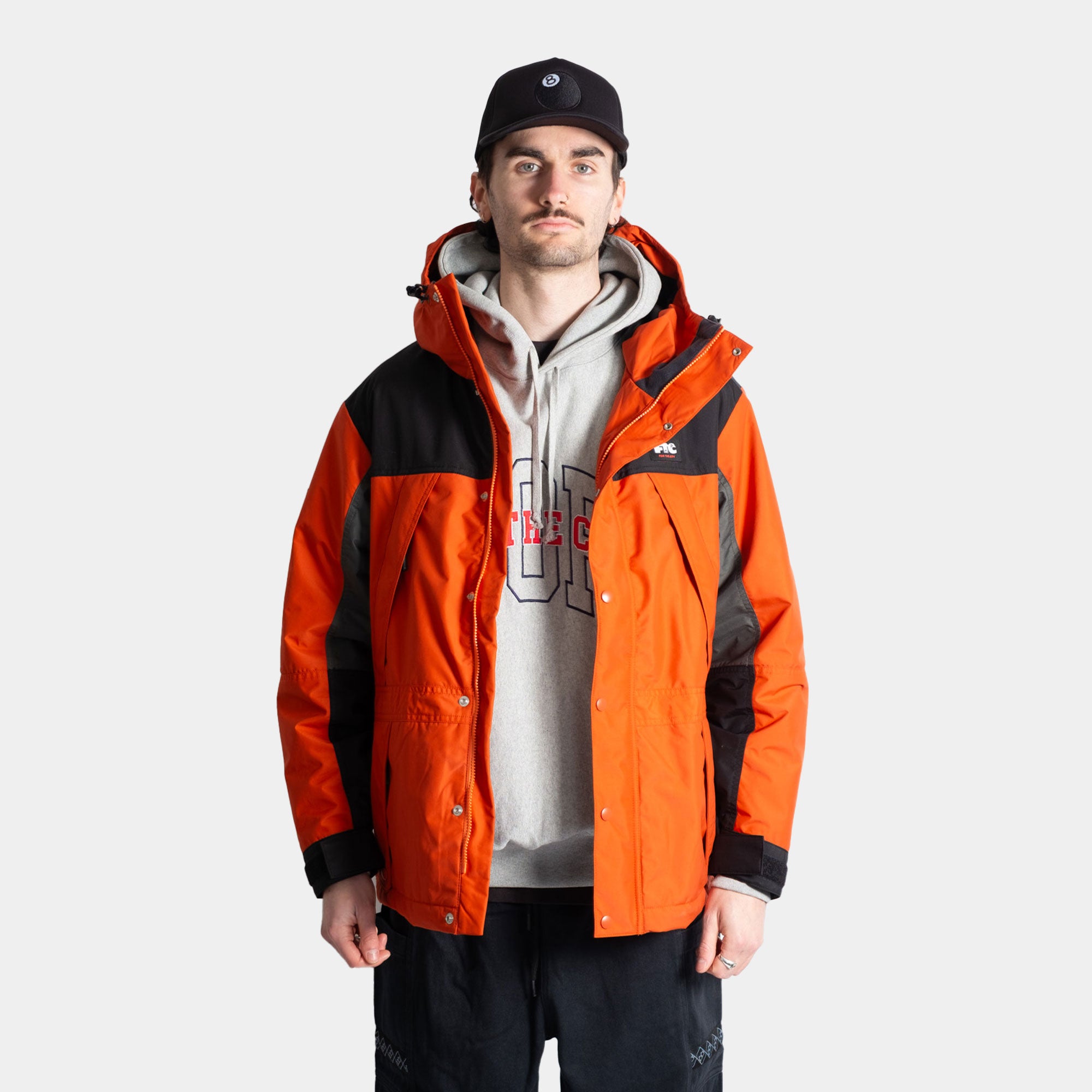 Pop Trading Company FTC & Pop Jacket - Orange/Black