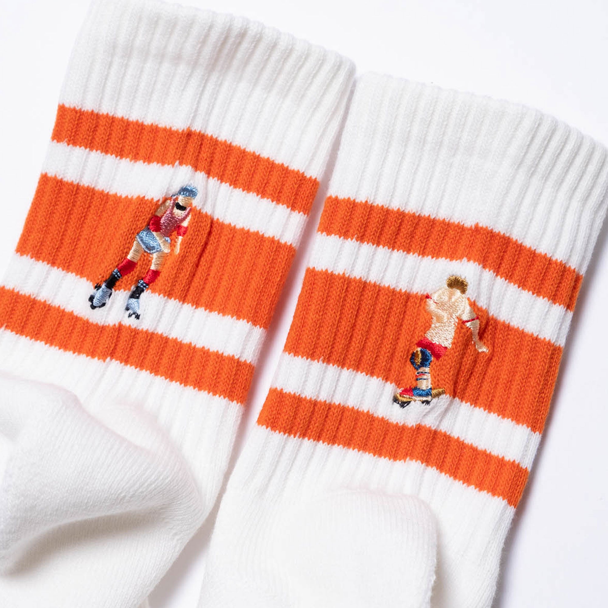 Decka BRÚ NA BÓINNE Wrestling Skater Socks - Orange