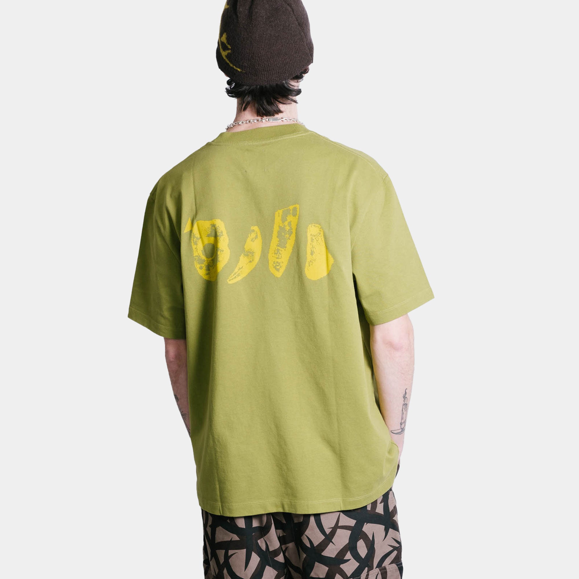 ROA Graphic Boxy Tee - Cardamon