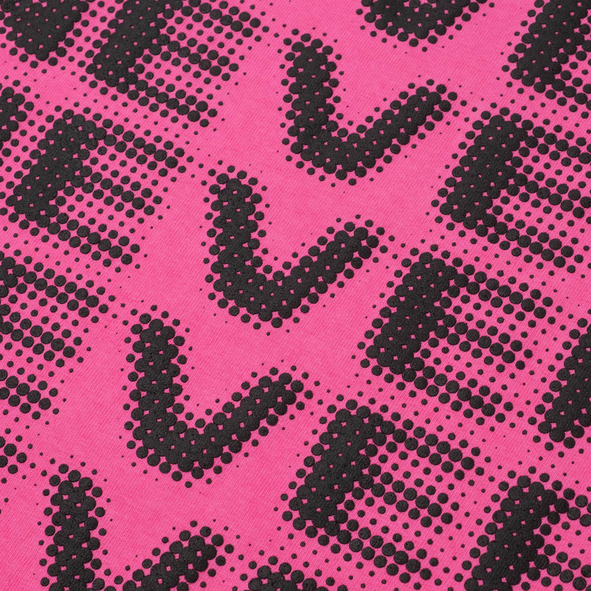 Never Never Halftone Stack Tee - Deep Pink