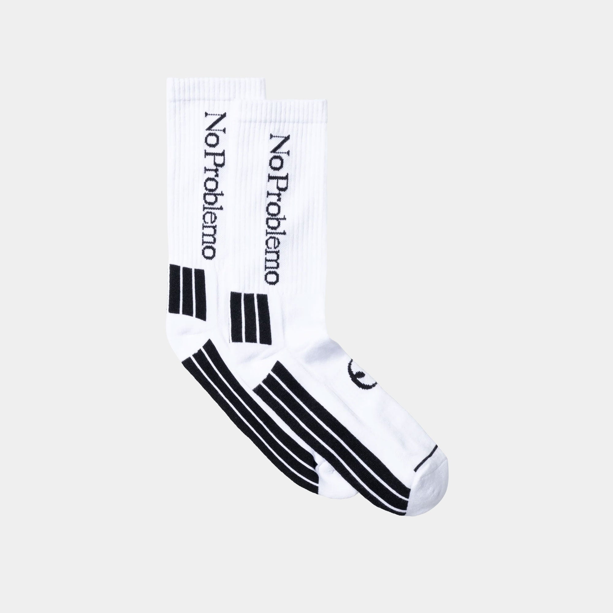 No Problemo Sock - White