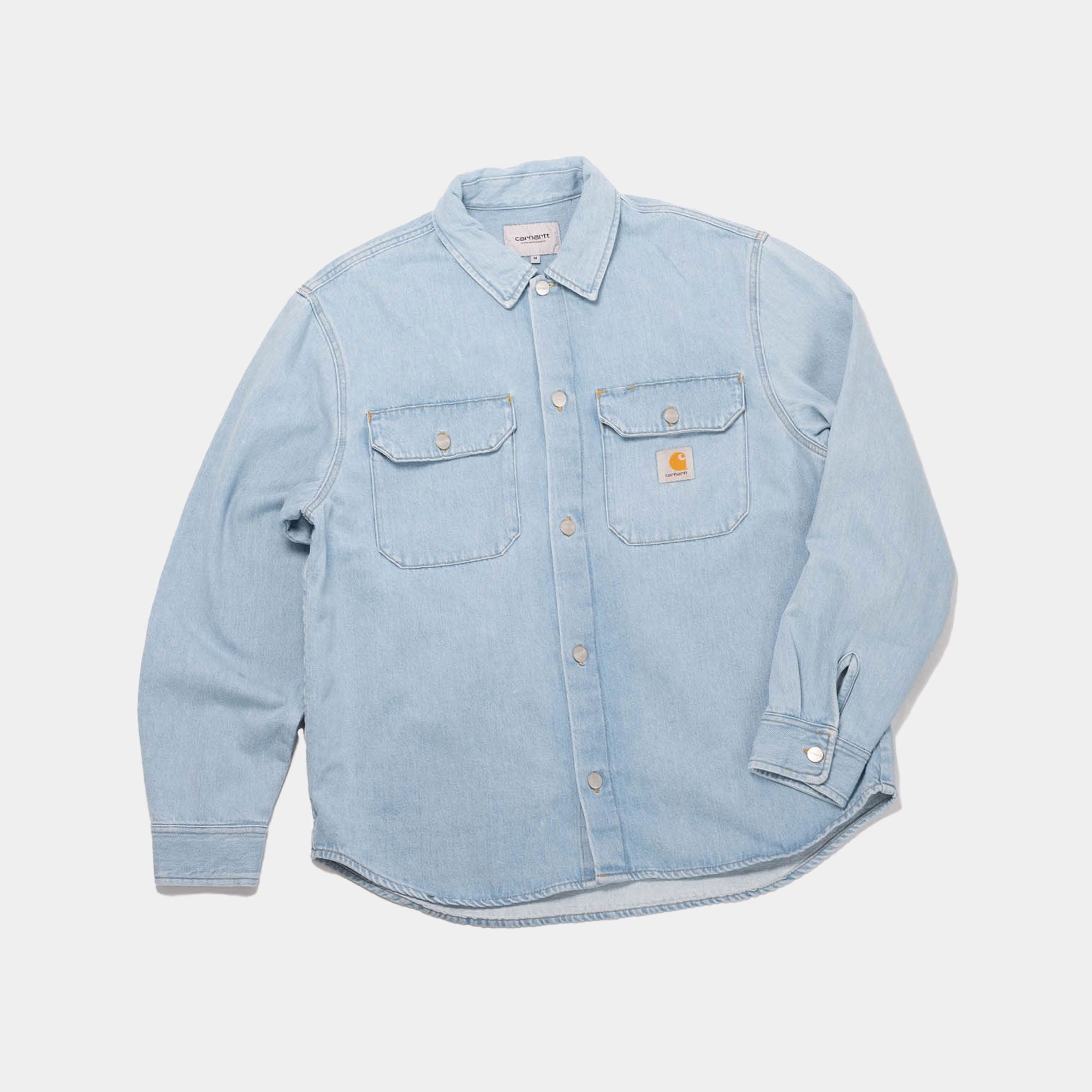 Carhartt WIP Harvey Shirt Jac - Blue Used Wash