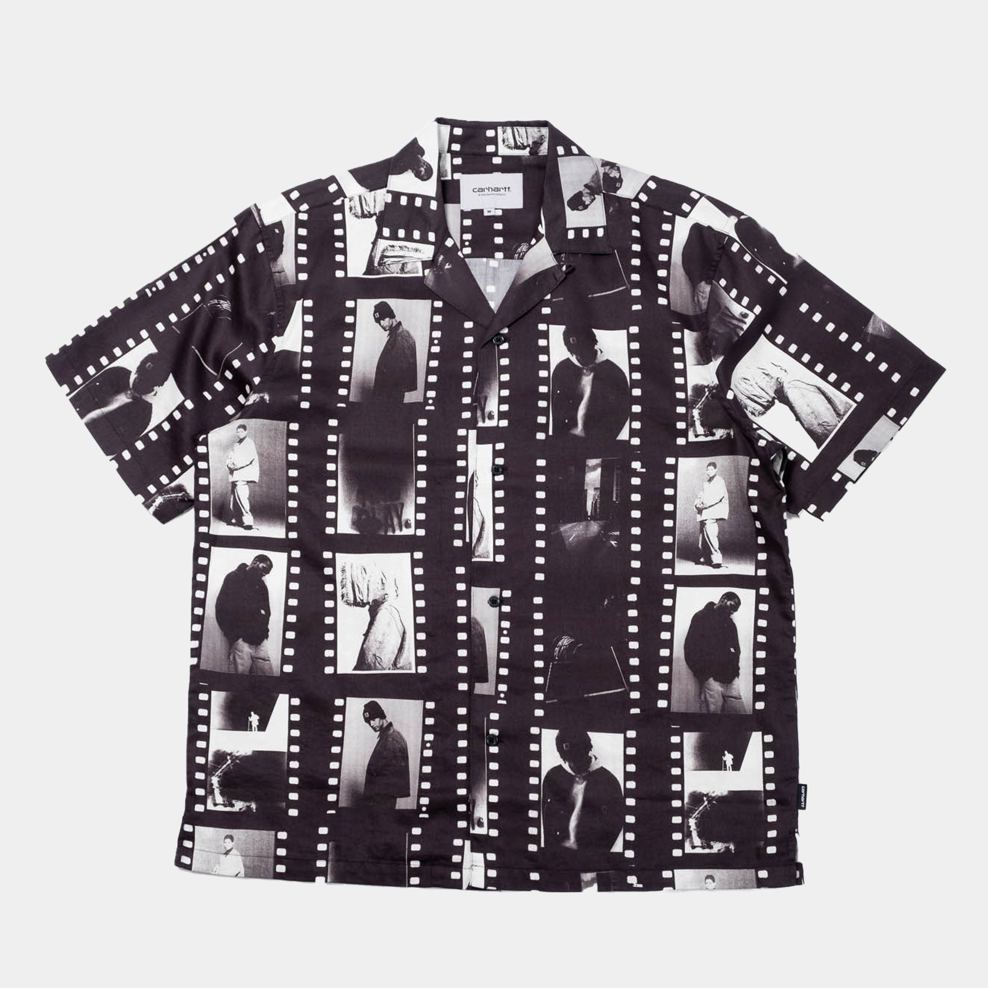 Carhartt WIP S/S Photo Strip Shirt - Black/White