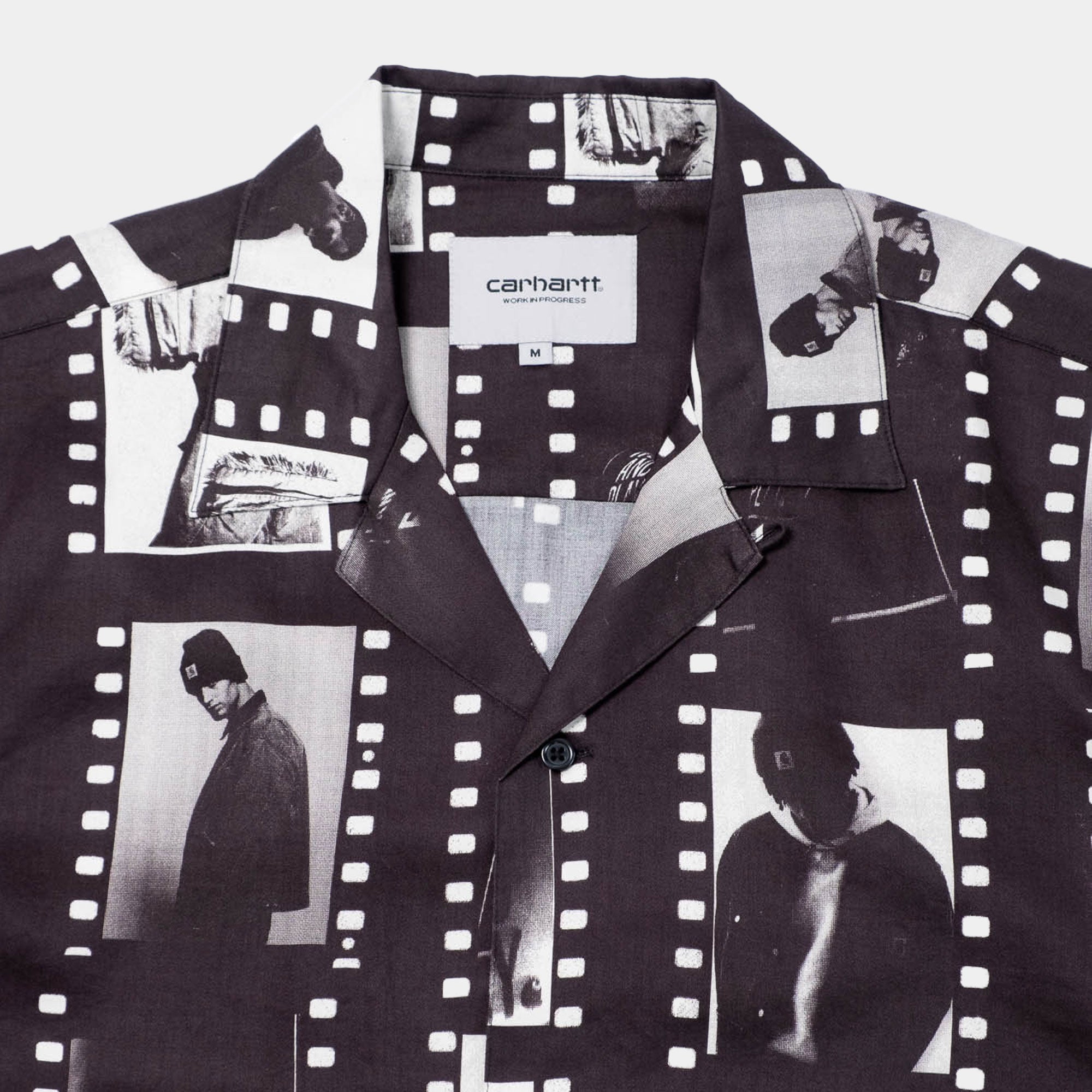 Carhartt WIP S/S Photo Strip Shirt - Black/White