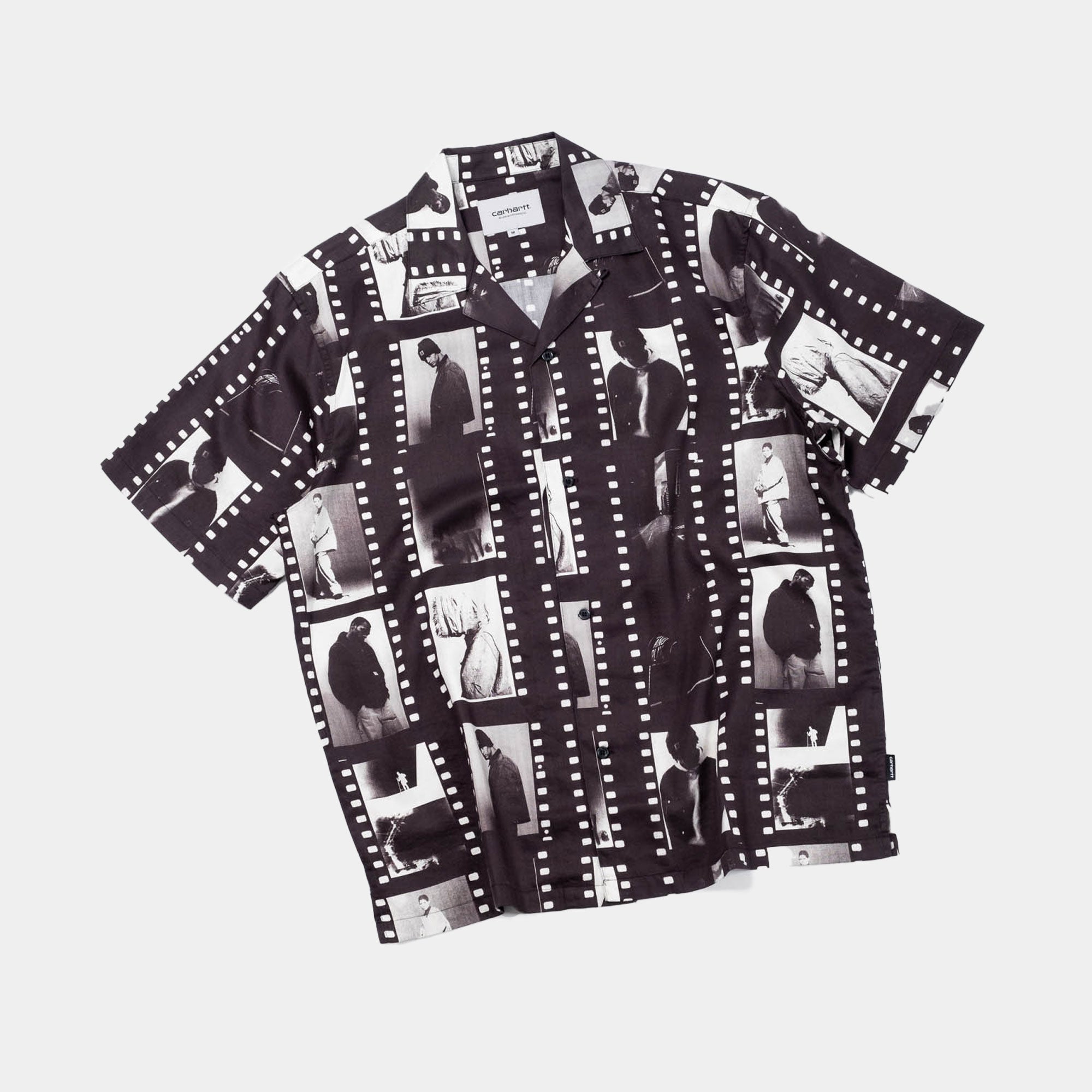 Carhartt WIP S/S Photo Strip Shirt - Black/White