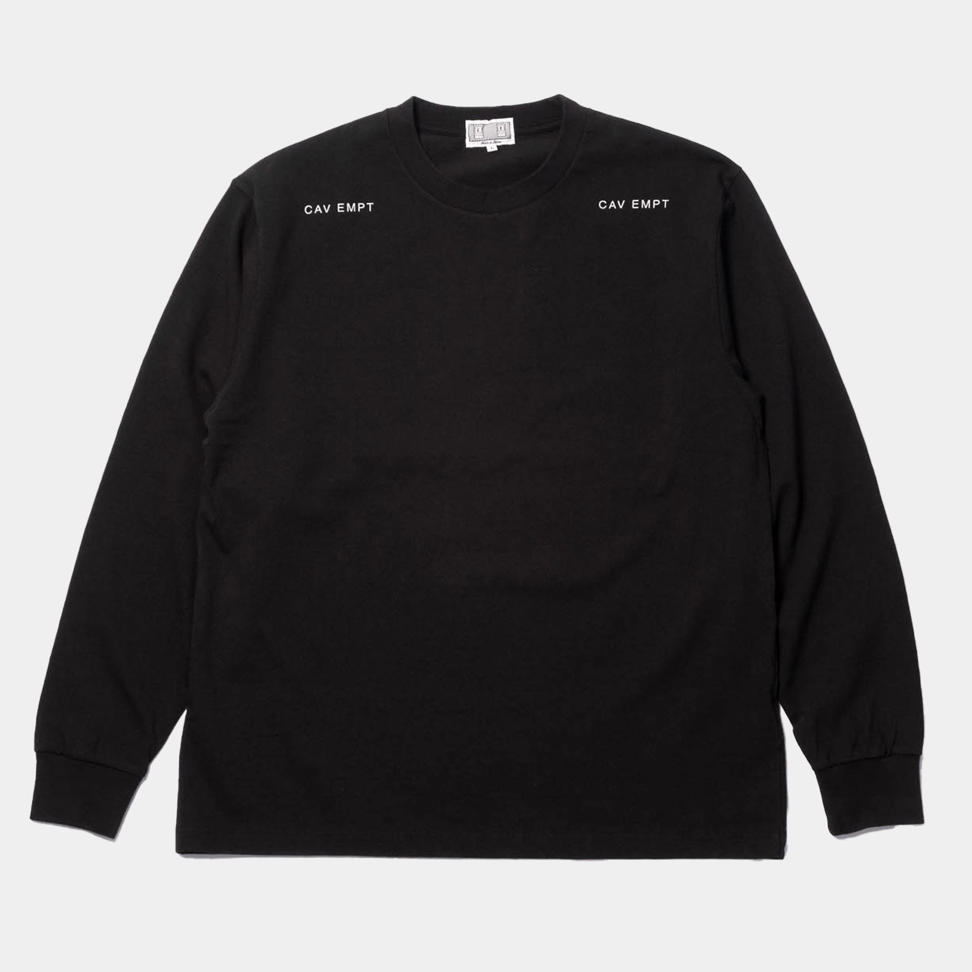 Cav Empt As Dark Plan Long Sleeve T-Shirt - Black