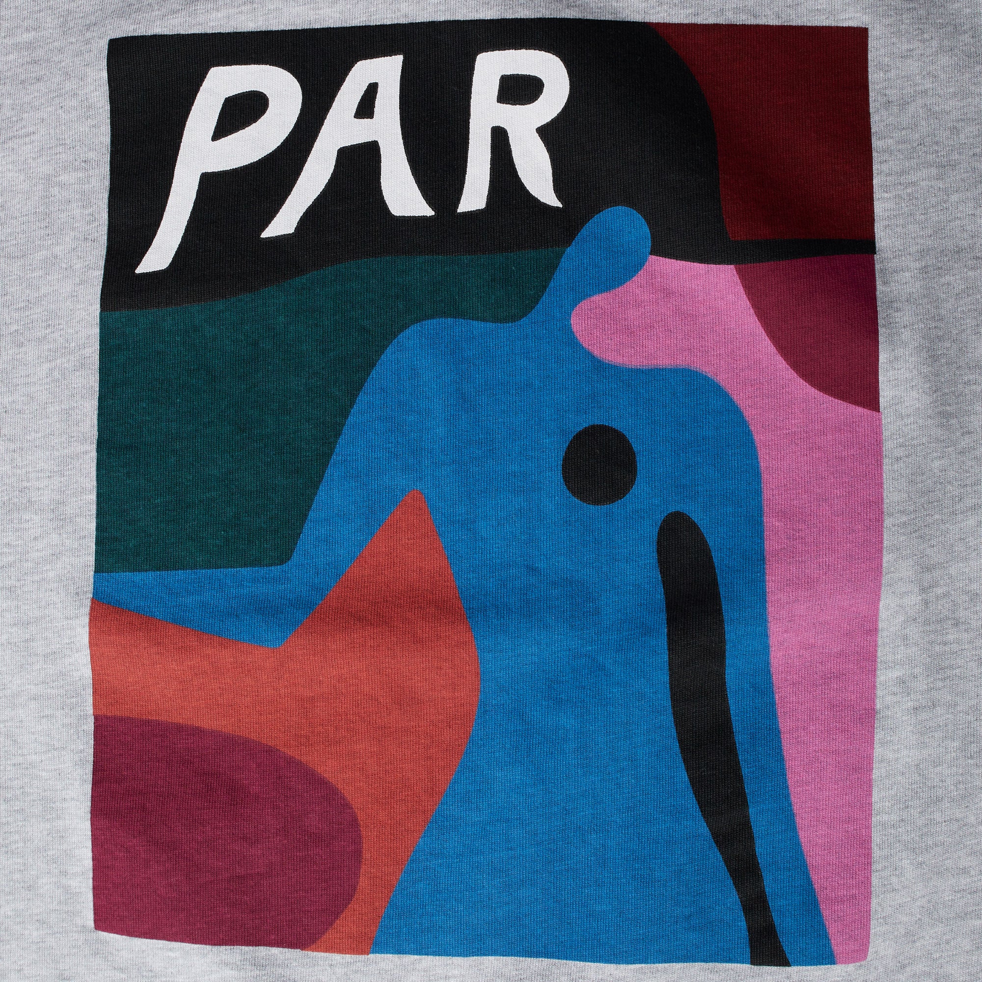 By Parra Ghost Caves T-Shirt - Heather Grey