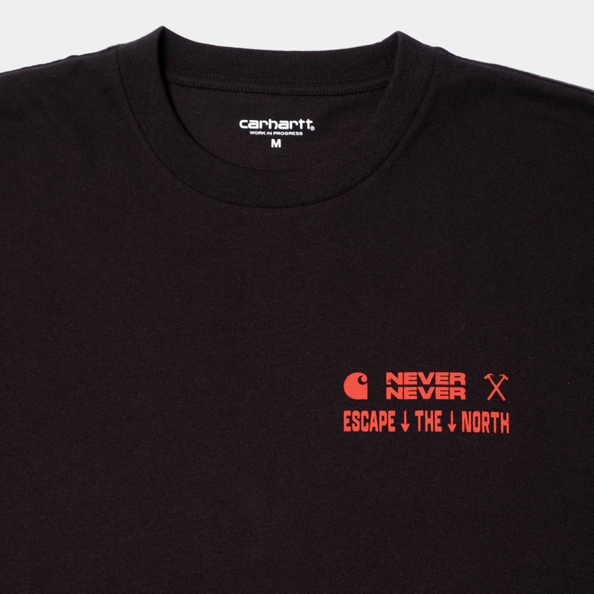 Escape The North X NN X CARHARTT WIP Tee - Black/Red