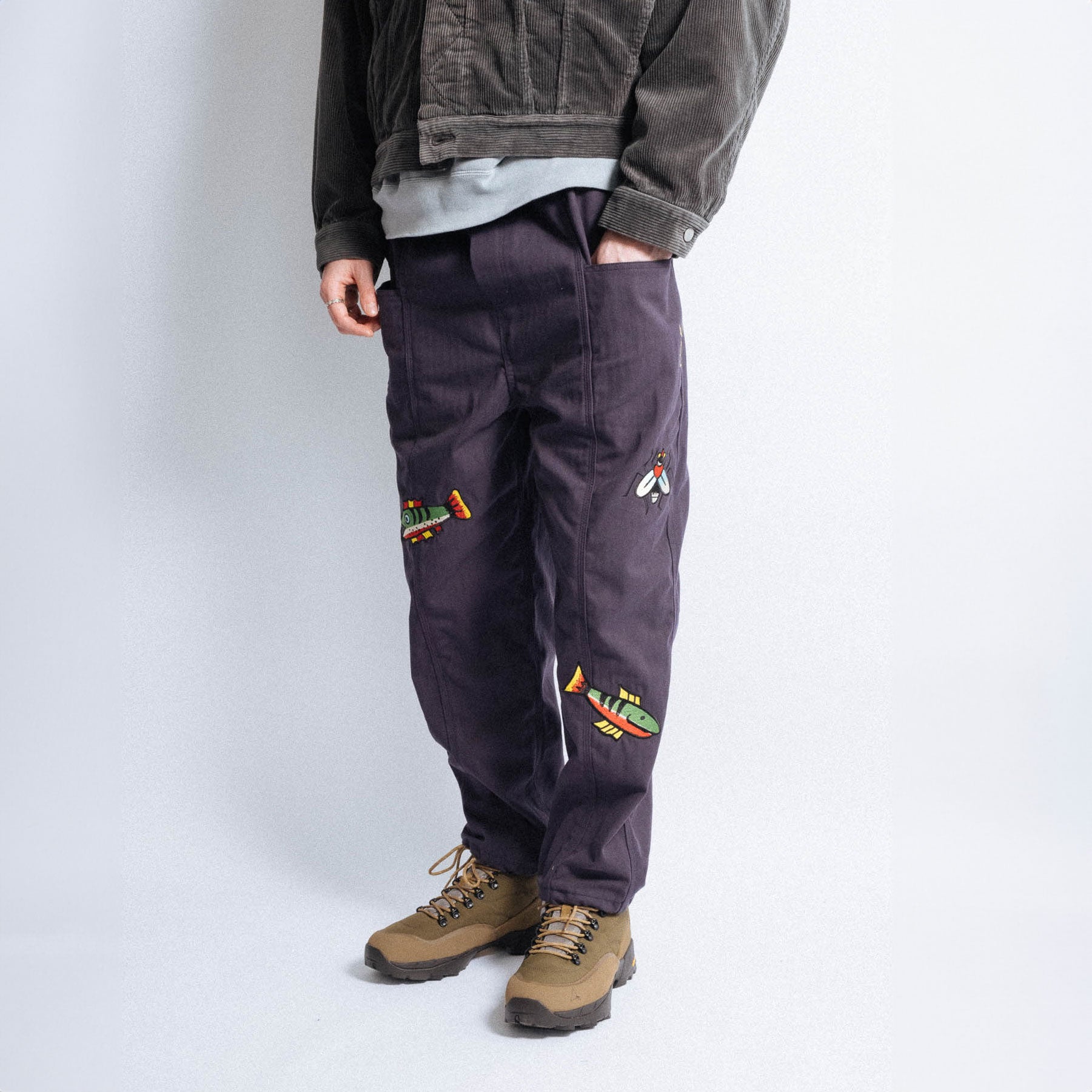 Brain Dead x South2 West8 Fishing Pant - Slate