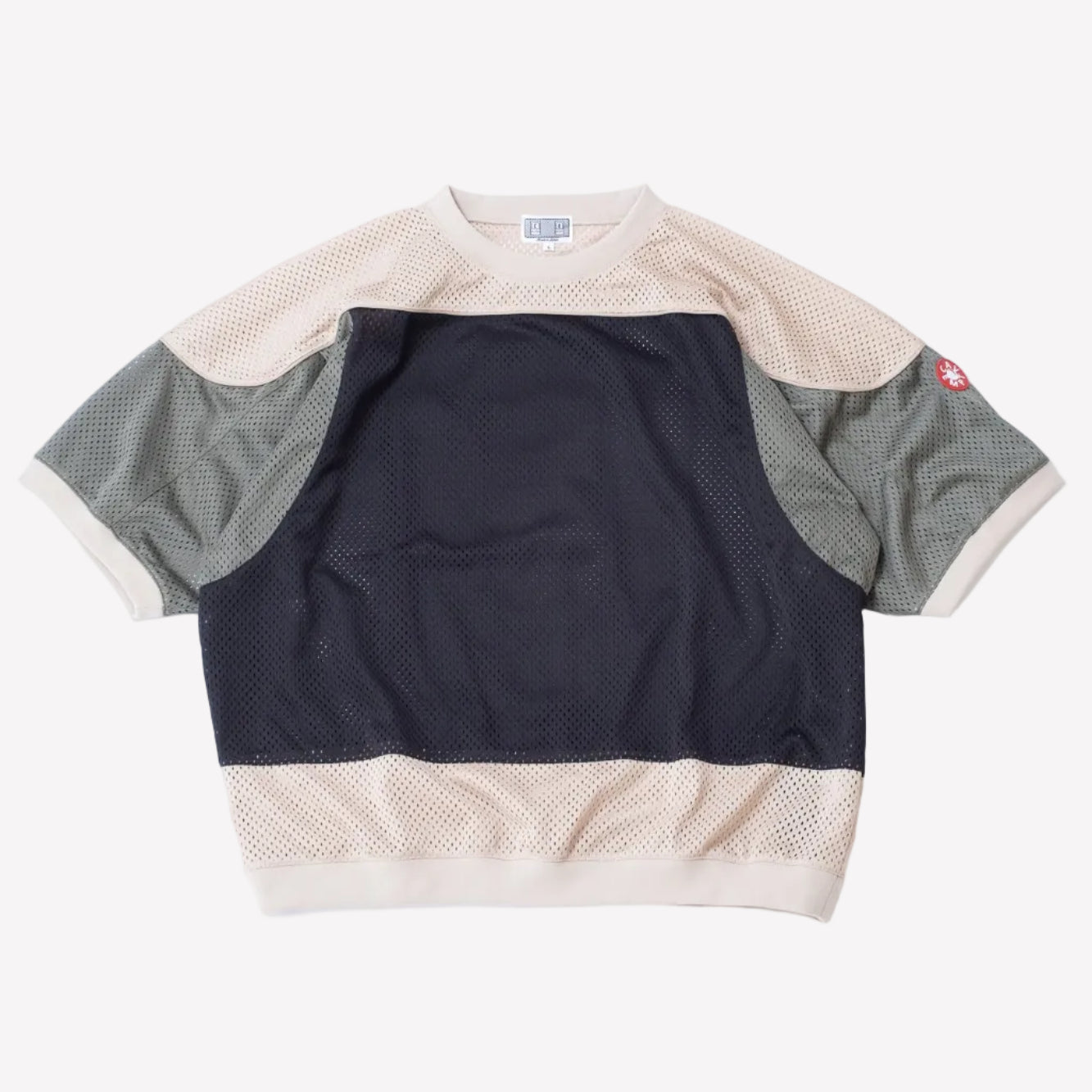 Cav Empt MD Temporal Distortion Mesh SS Top - Beige