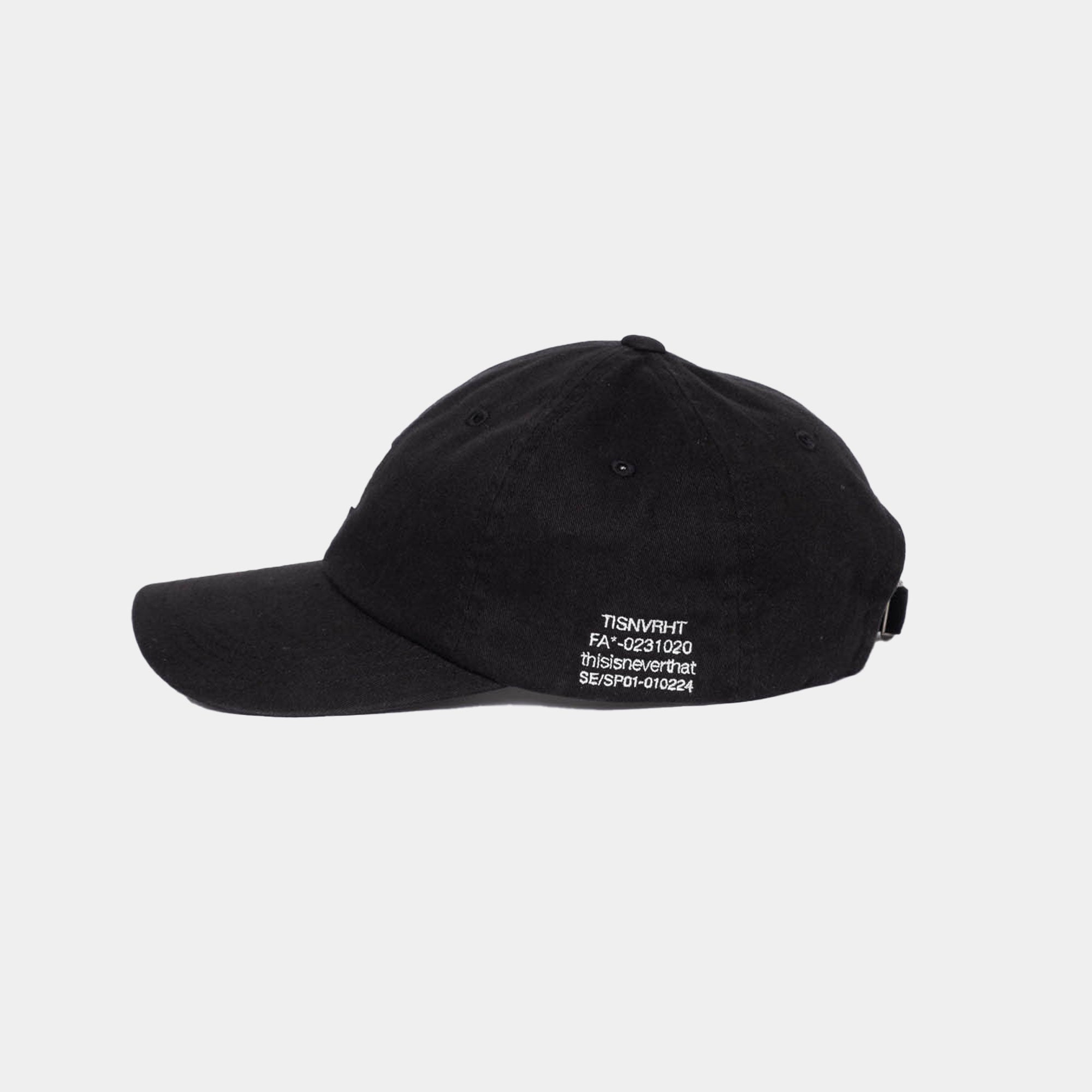 thisisneverthat N-Logo Cap - Black