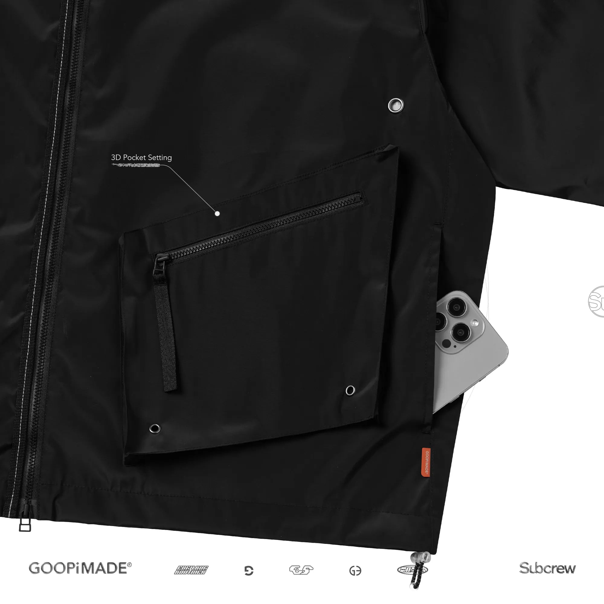 GOOPiMADE RGW-01B Sub-Utility Bomber Jacket - Shadow