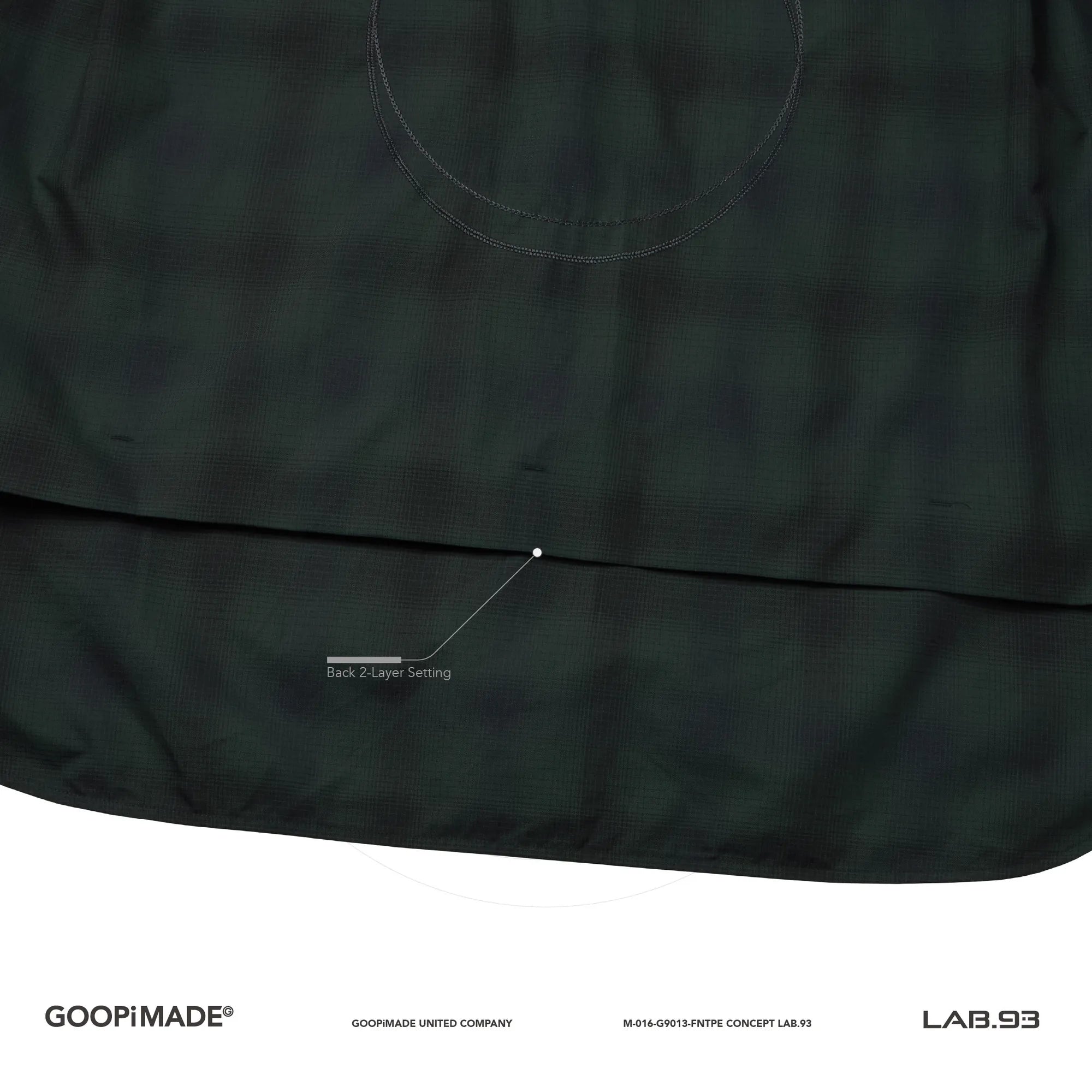 GOOPiMADE GSR-01 2Layer Oversized Shirt - D Buschgrun