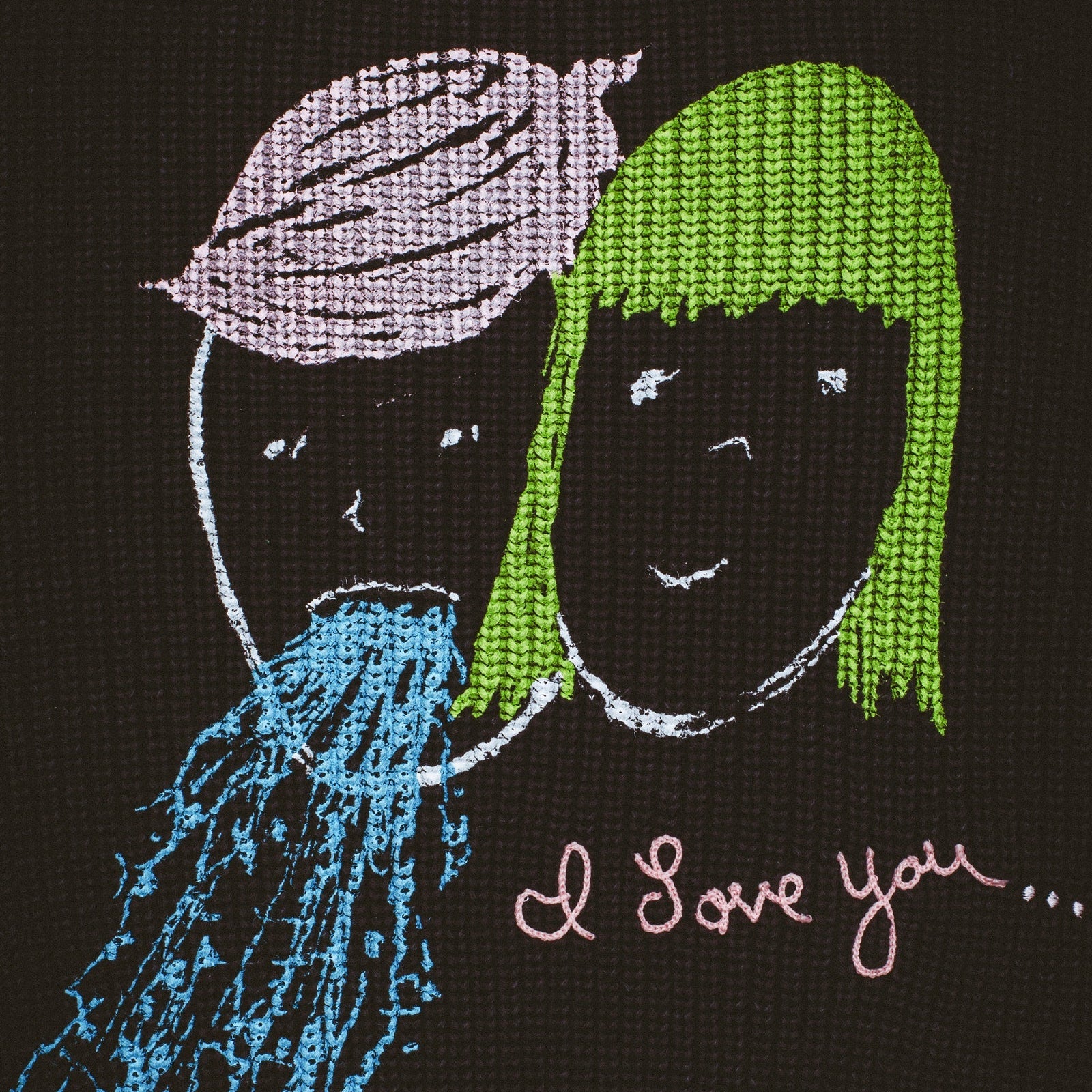 Fucking Awesome Overdyed Knit - Black