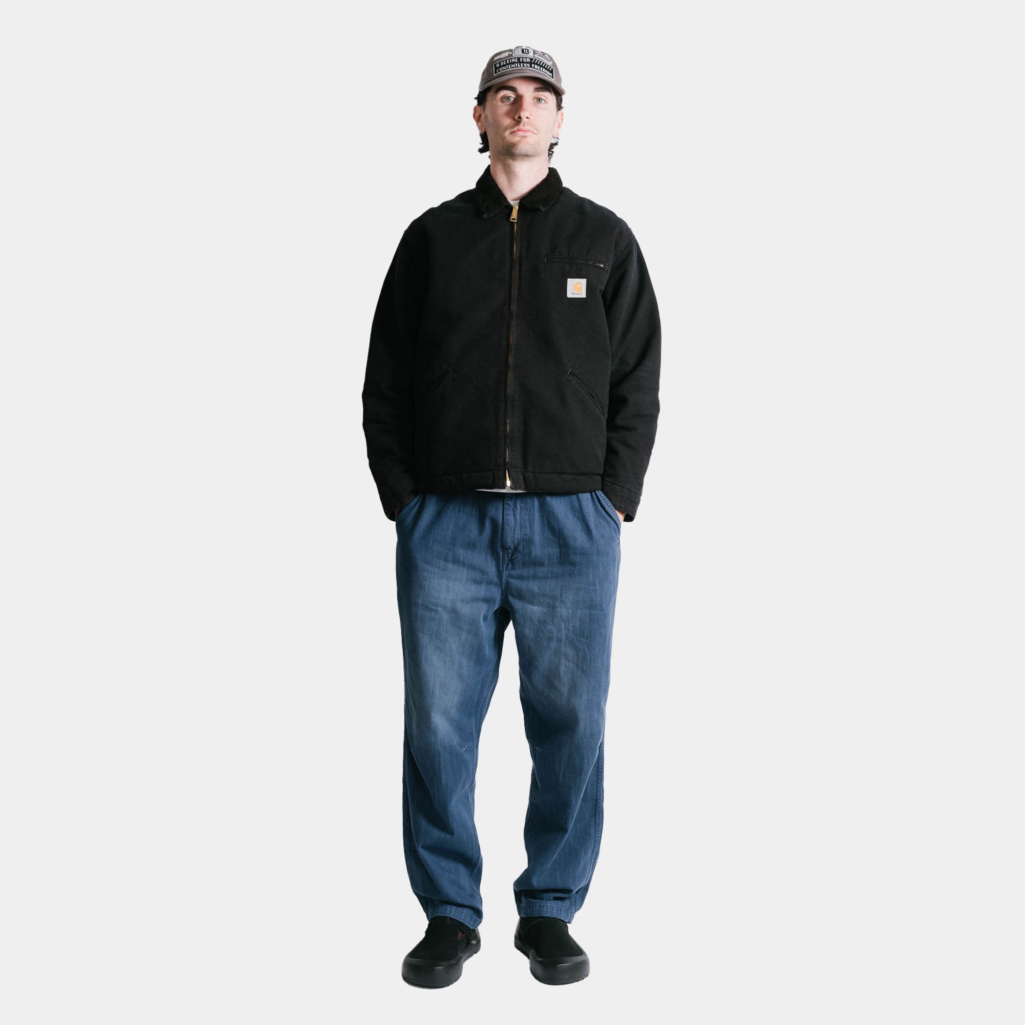 Carhartt WIP OG Detroit Jacket (Winter) - Black/Black