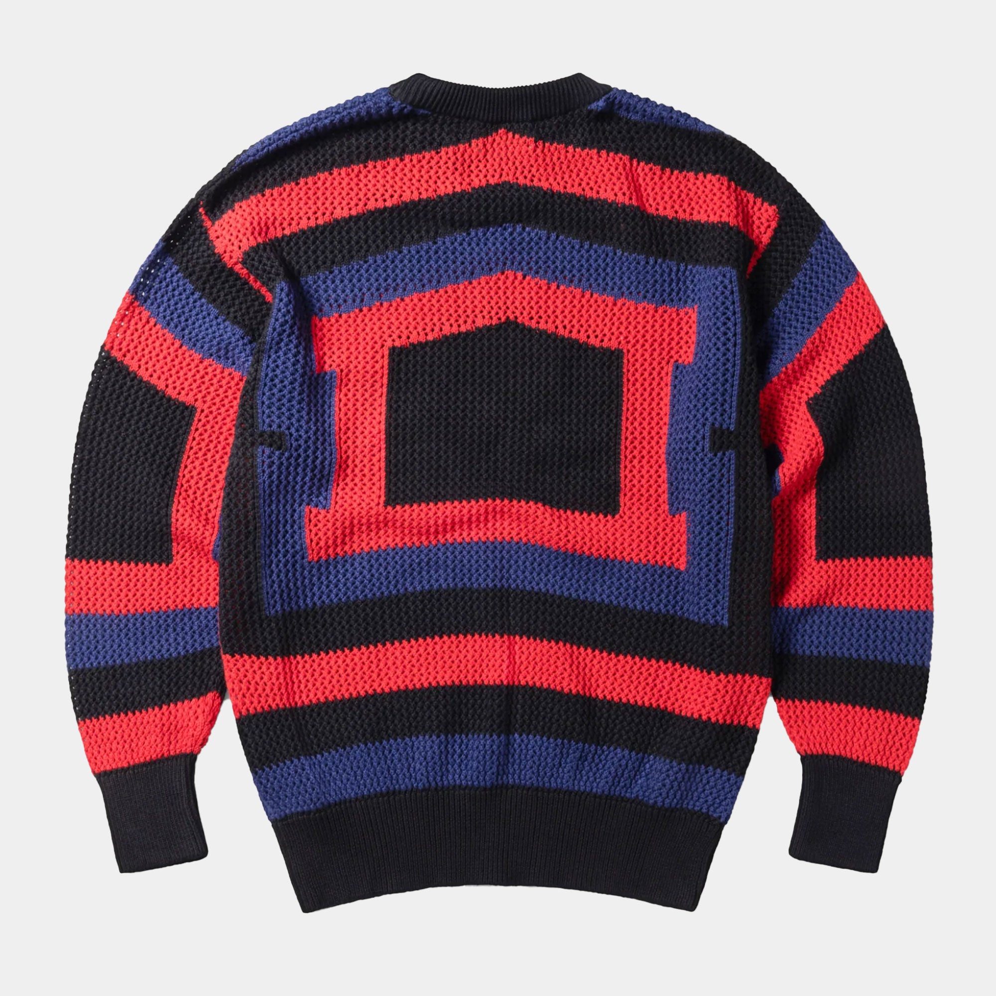 Aries Crochet Temple Knit - Navy