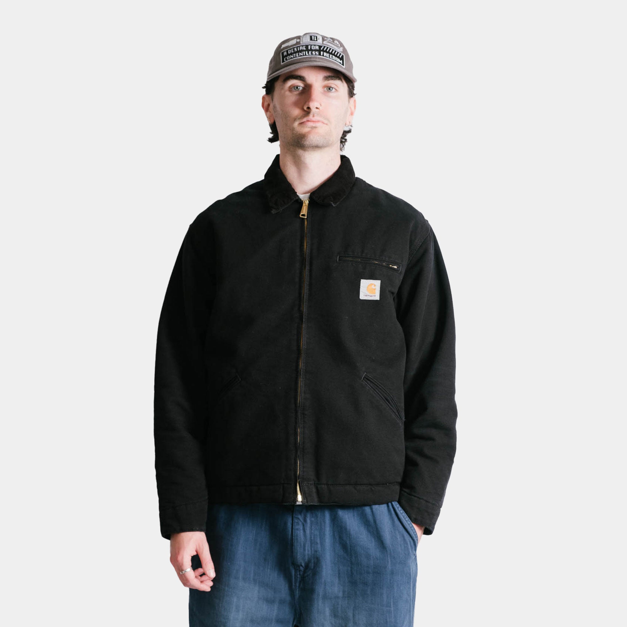 Carhartt WIP OG Detroit Jacket (Winter) - Black/Black