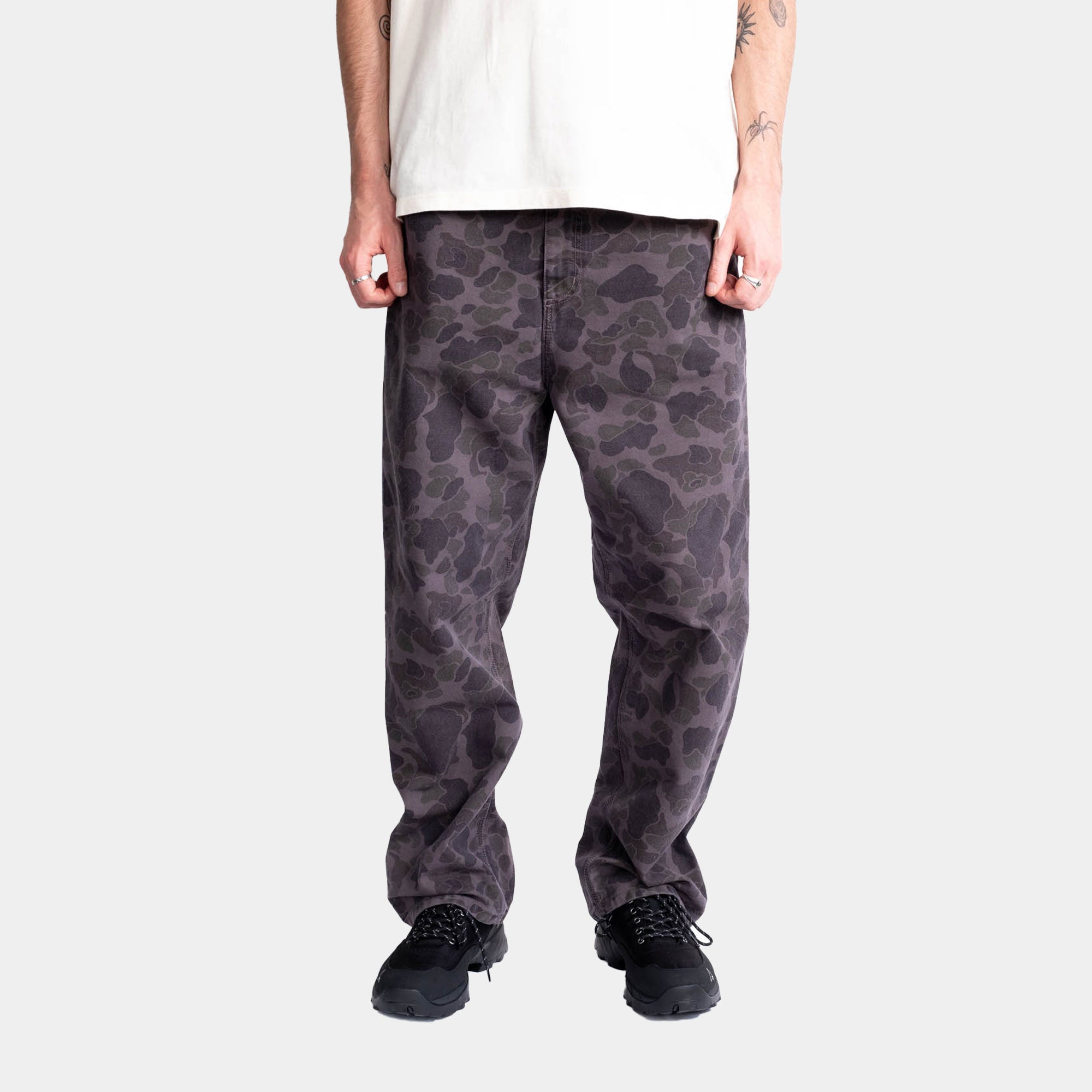 Carhartt WIP Duck Single Knee Pant - Graphite Duck Camo