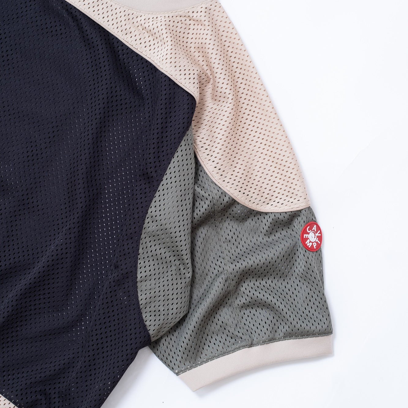 Cav Empt MD Temporal Distortion Mesh SS Top - Beige