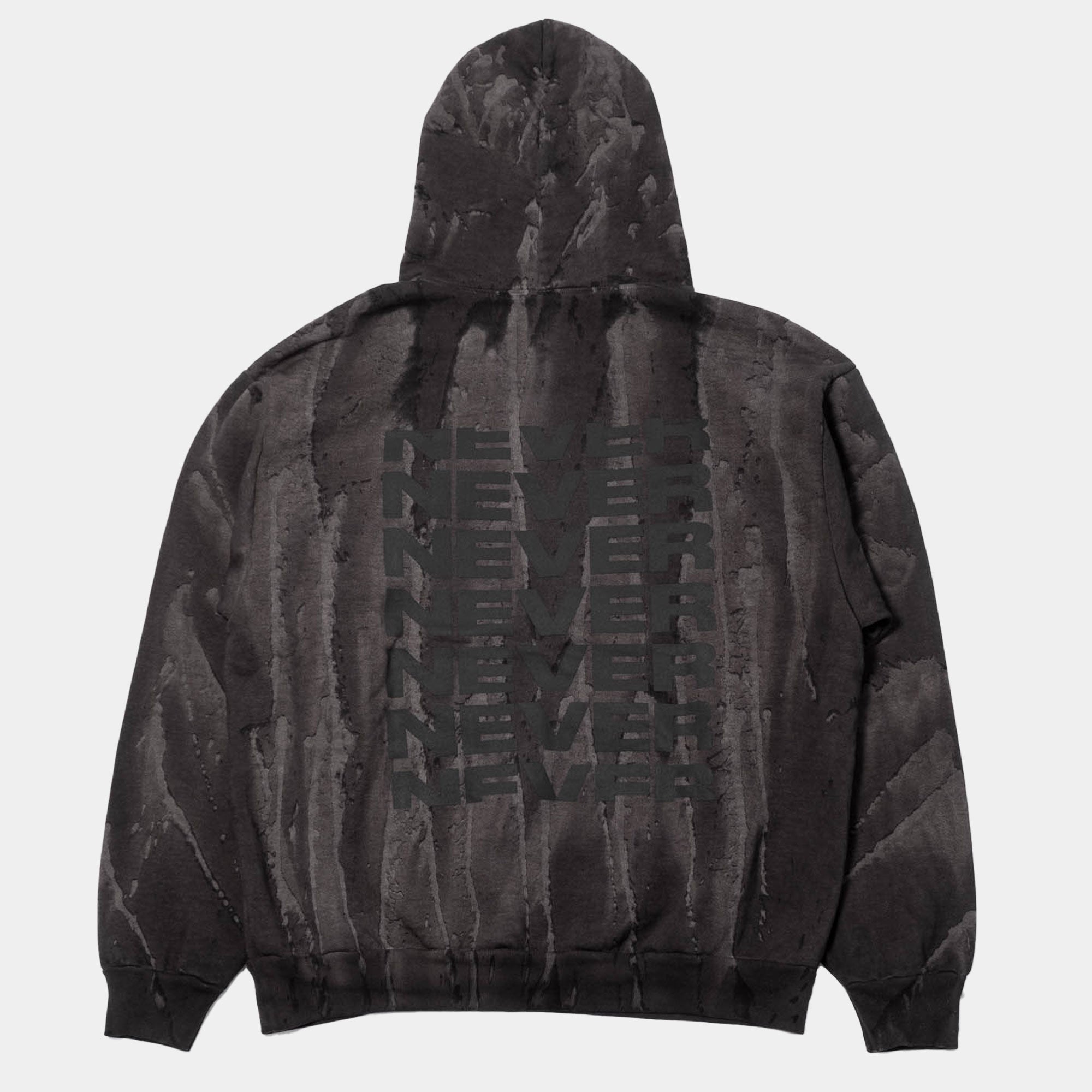 Never Never Concrète Hoody - Black