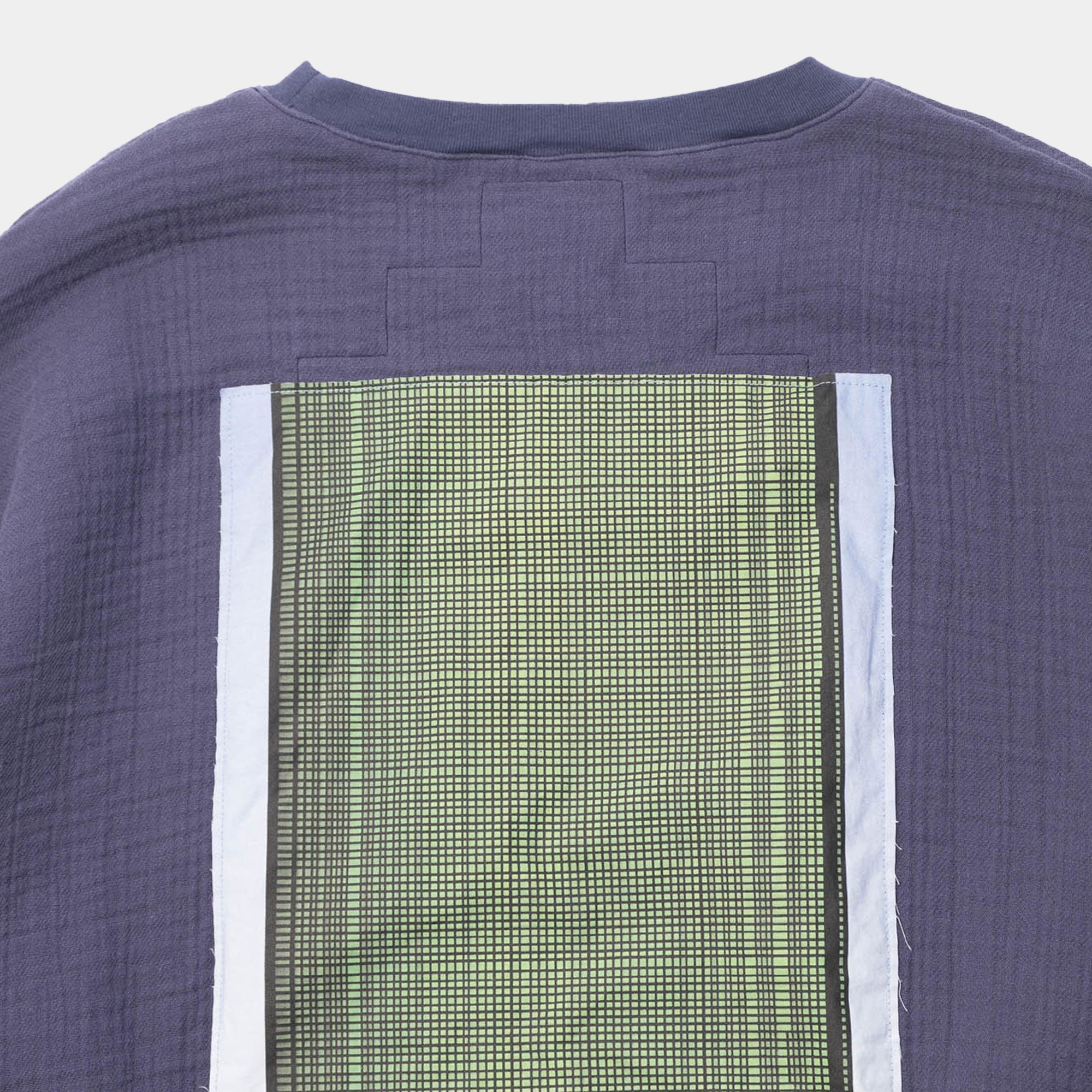 Cav Empt AS 1Tower Gauze Crew Neck Sweater - Navy