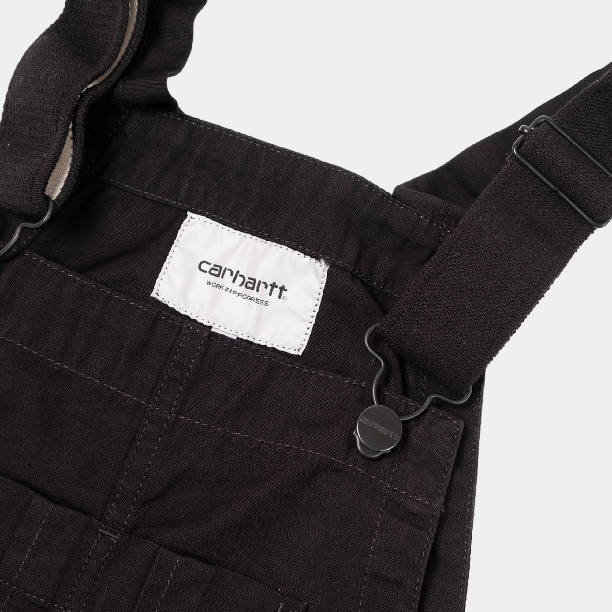 Carhartt WIP Cargo Bib Overall - Black Rinsed