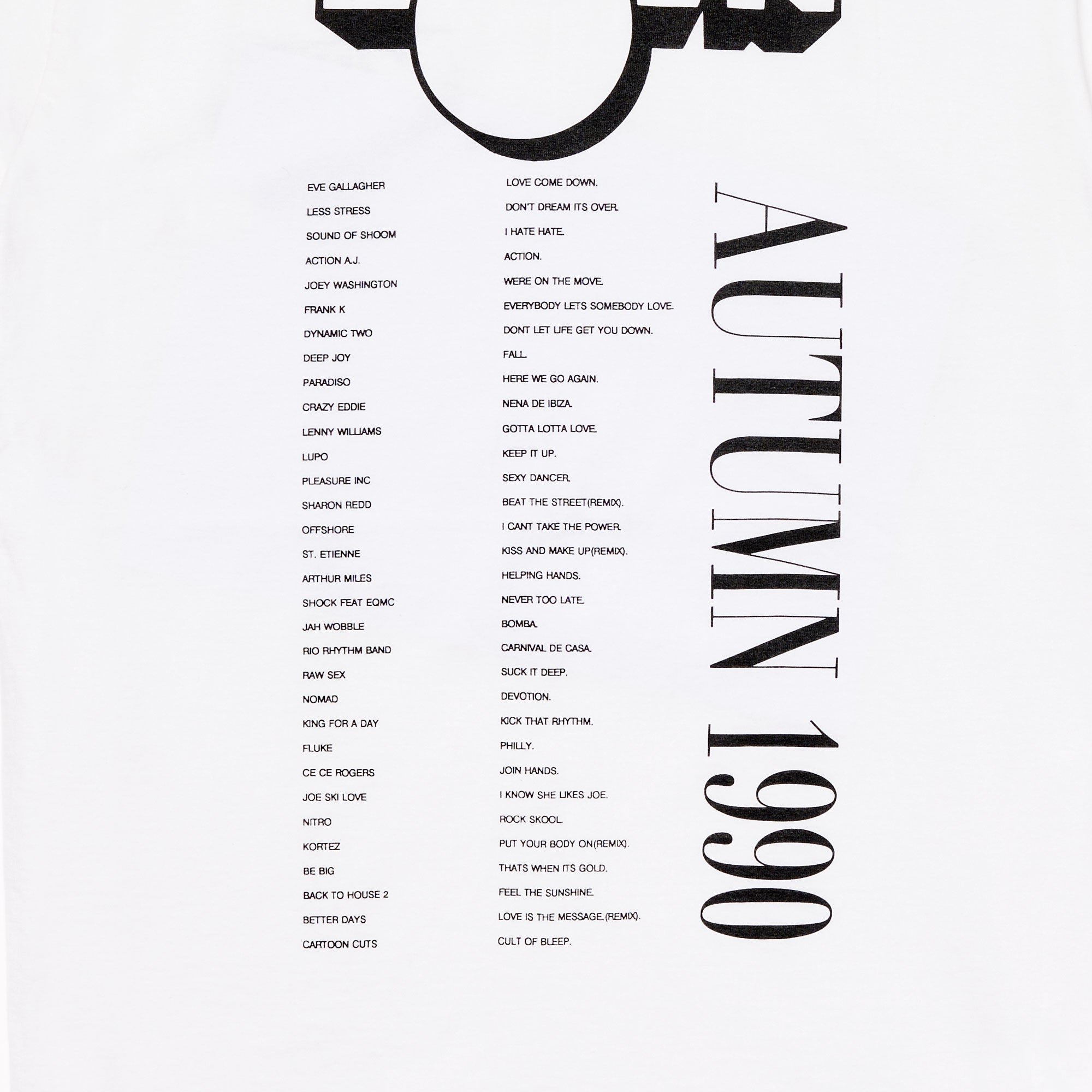 Boy's Own Autumn 1990 Tee - White