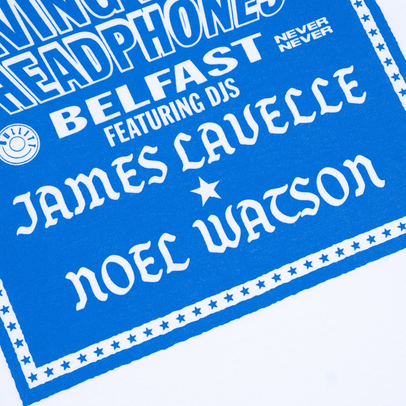 Never Never x Lavelle x Watson Living In My Headphones Tee - White
