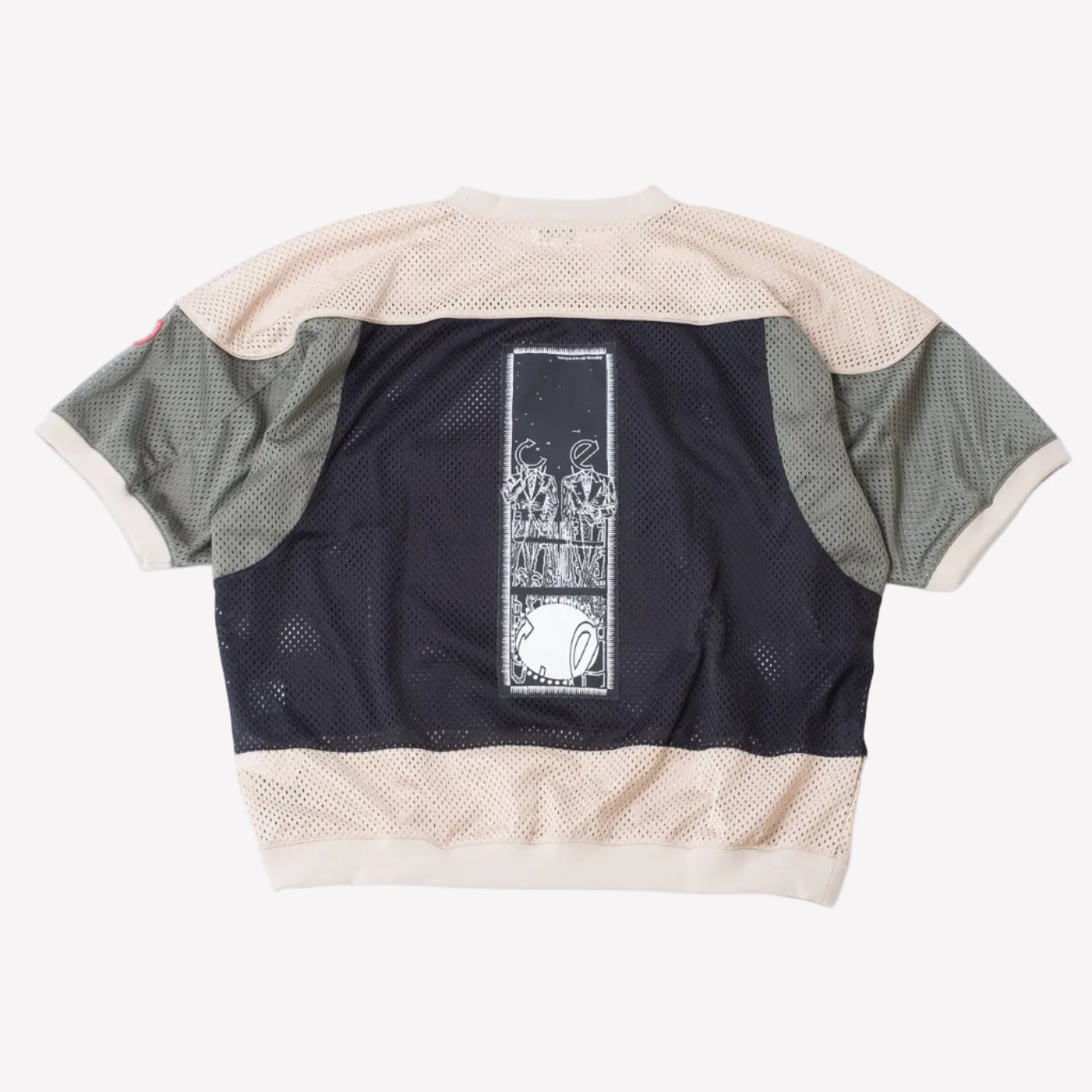 Cav Empt MD Temporal Distortion Mesh SS Top - Beige
