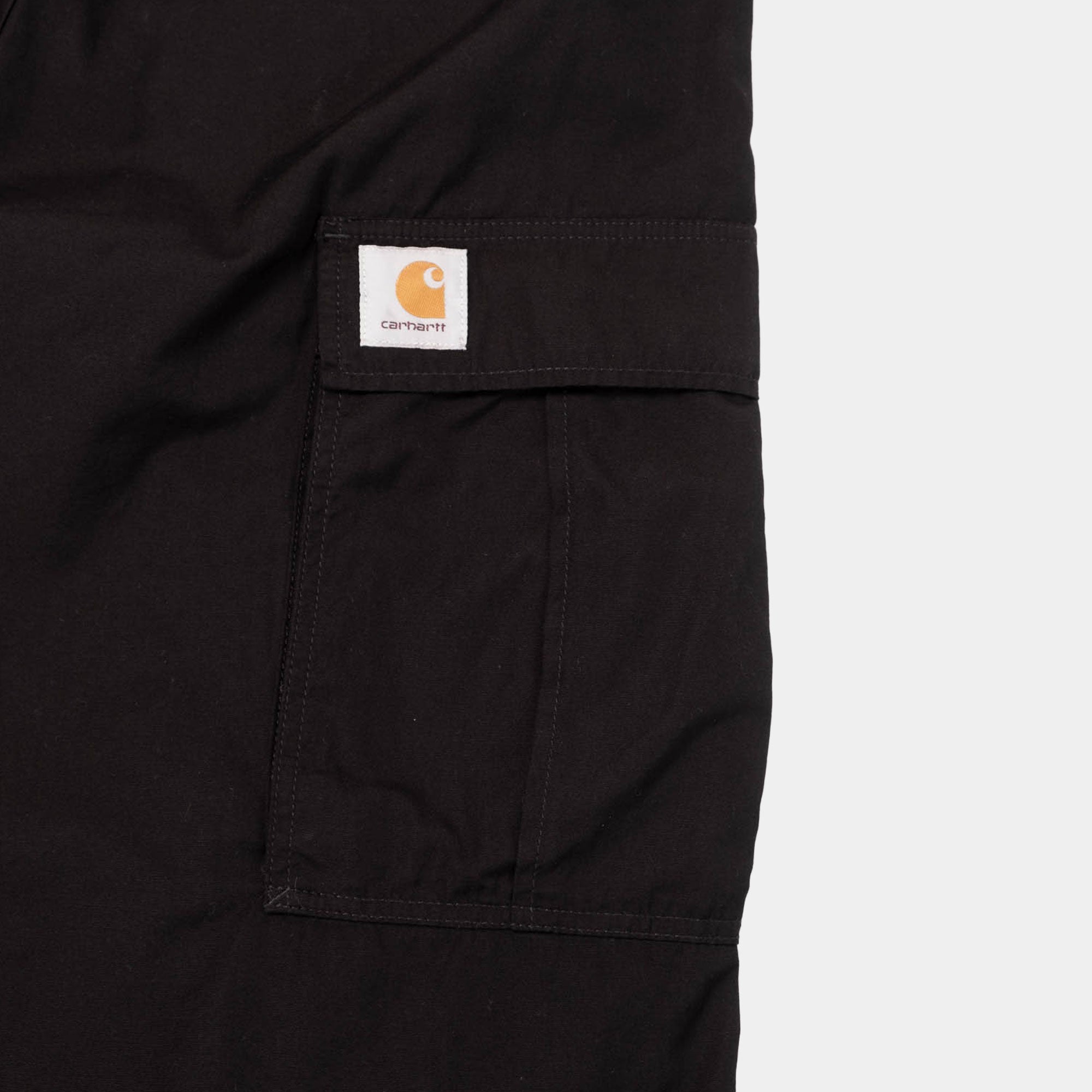 Carhartt WIP Cargo Bib Overall - Black Rinsed