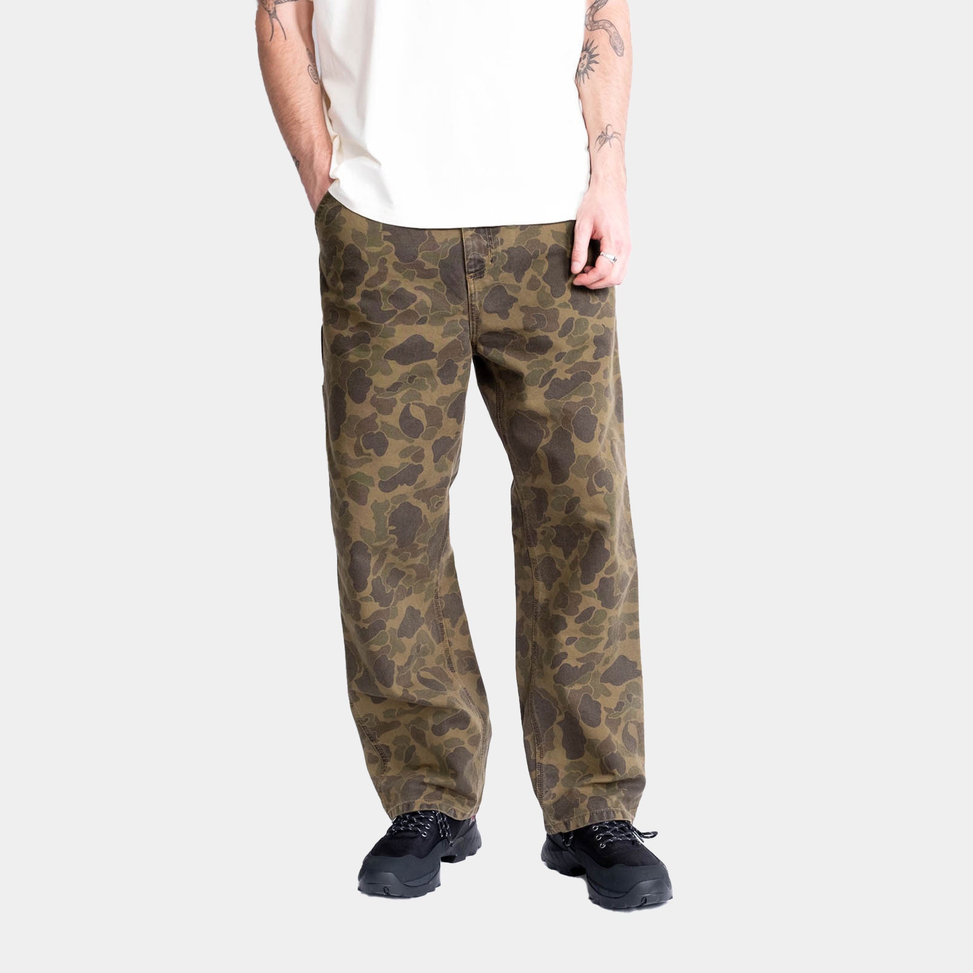 Carhartt WIP Duck Single Knee Pant - Office Green Duck Camo