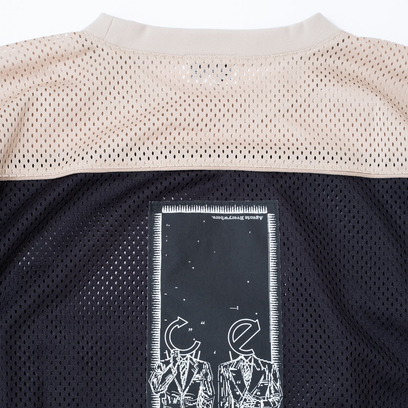 Cav Empt MD Temporal Distortion Mesh SS Top - Beige