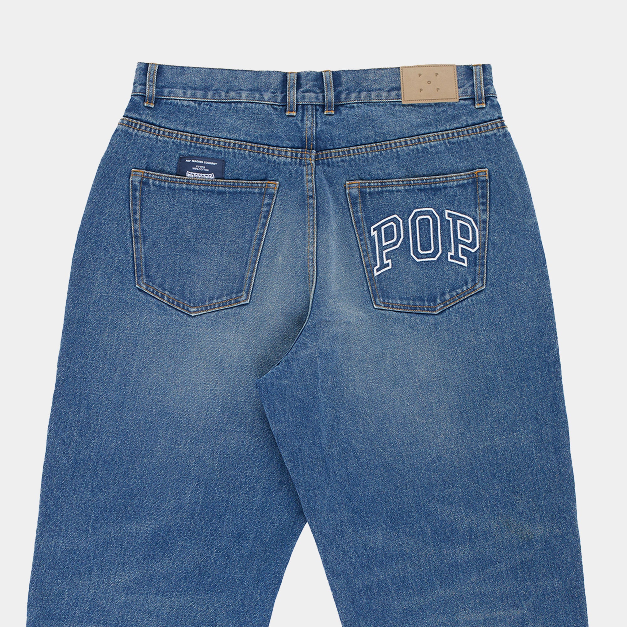 Pop Trading Company DRS Arch Pant - Washed Denim