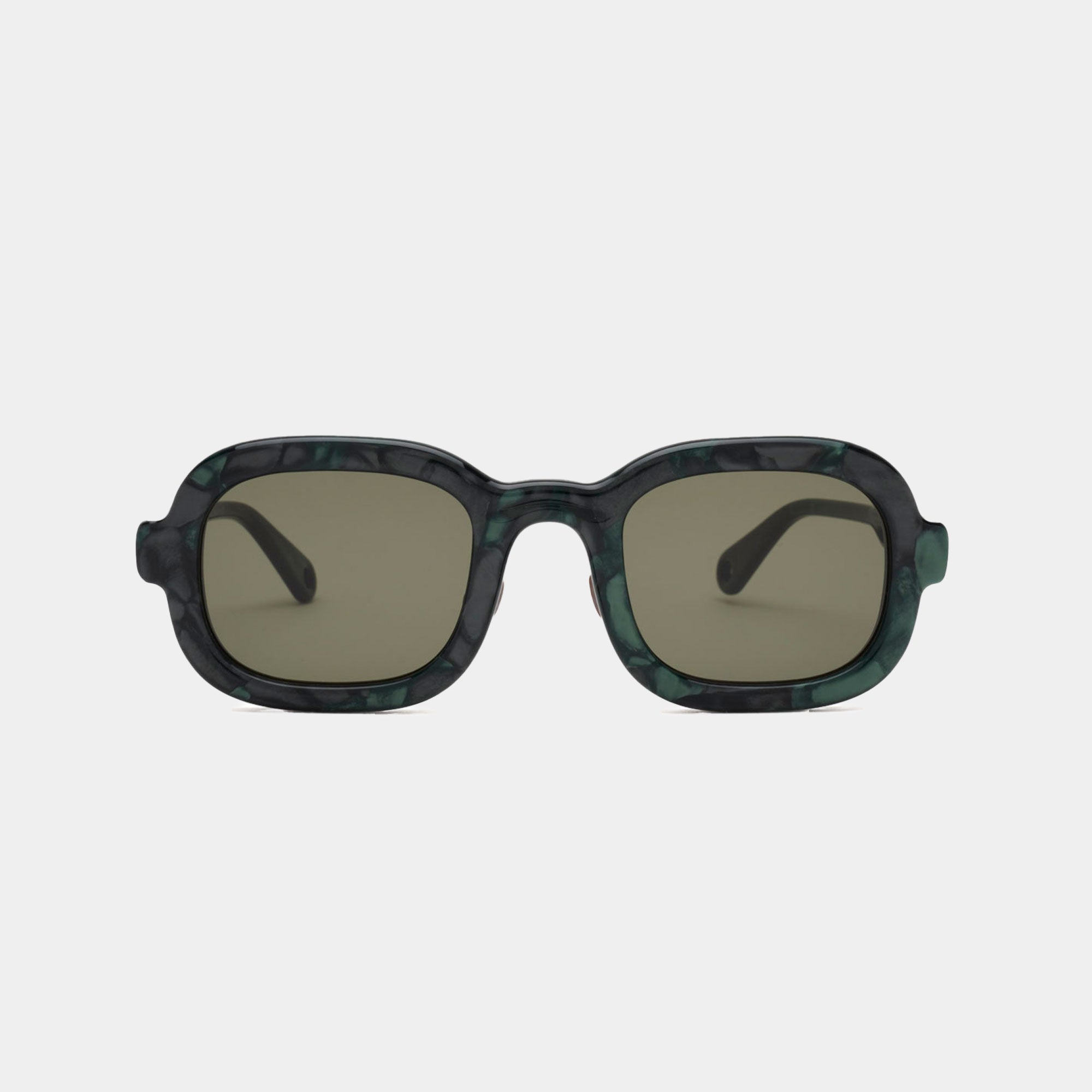 Brain Dead Newman Eye Protection - Green Pearl/Coke Bottle Lens