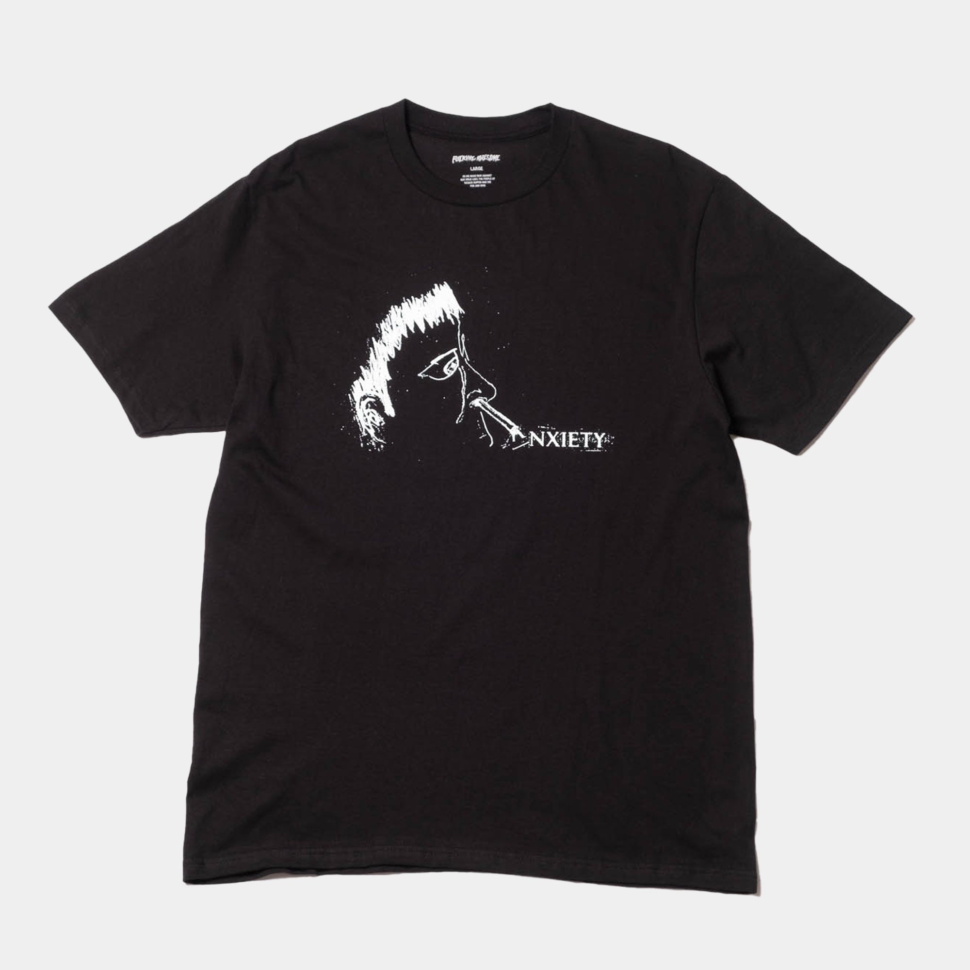 Fucking Awesome Anxiety Tee - Black