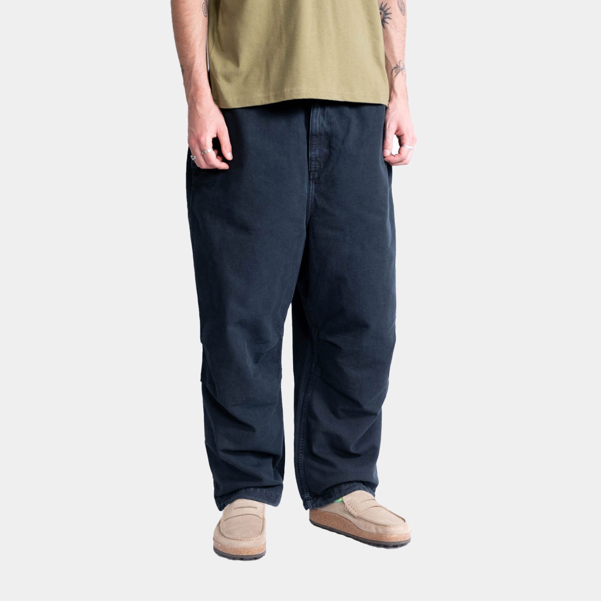 Carhartt WIP Judd Pant - Black Stone Dyed