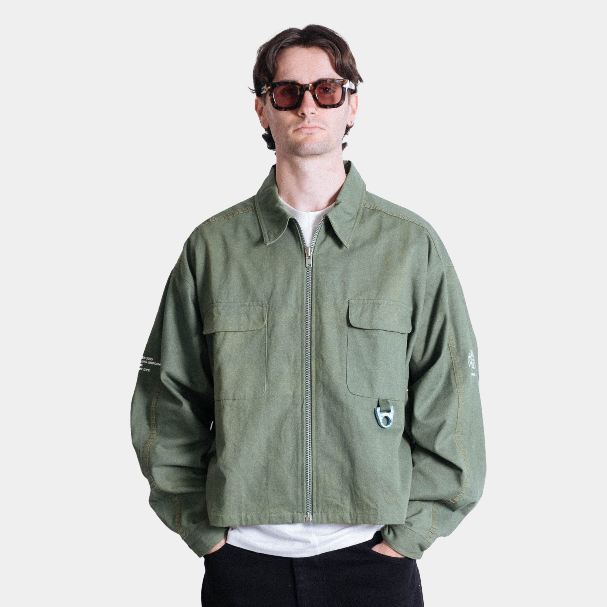 Space Available Recycling Uniform Jacket - Green