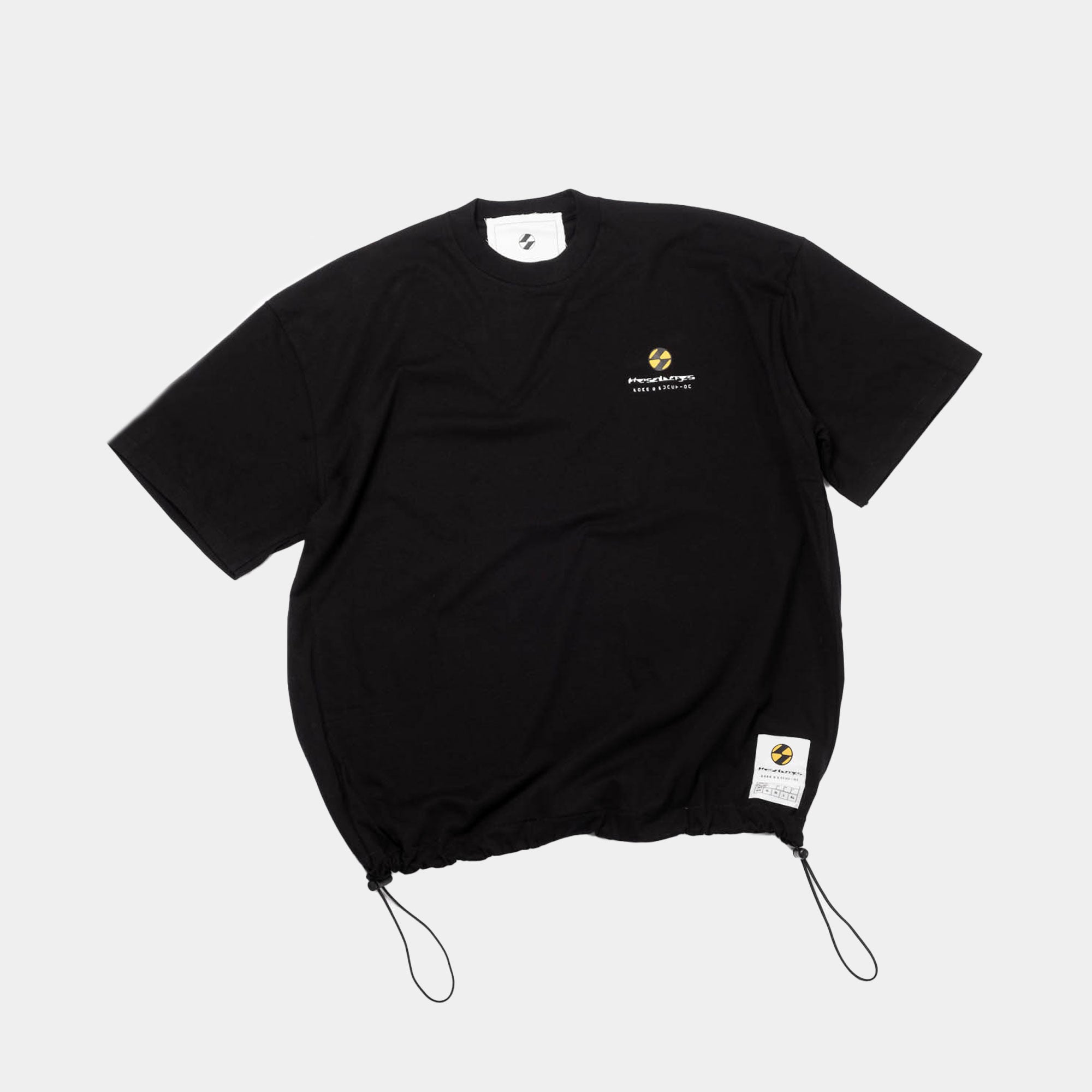 The Salvages Amorph Logo Drawstring OS T-Shirt - Black