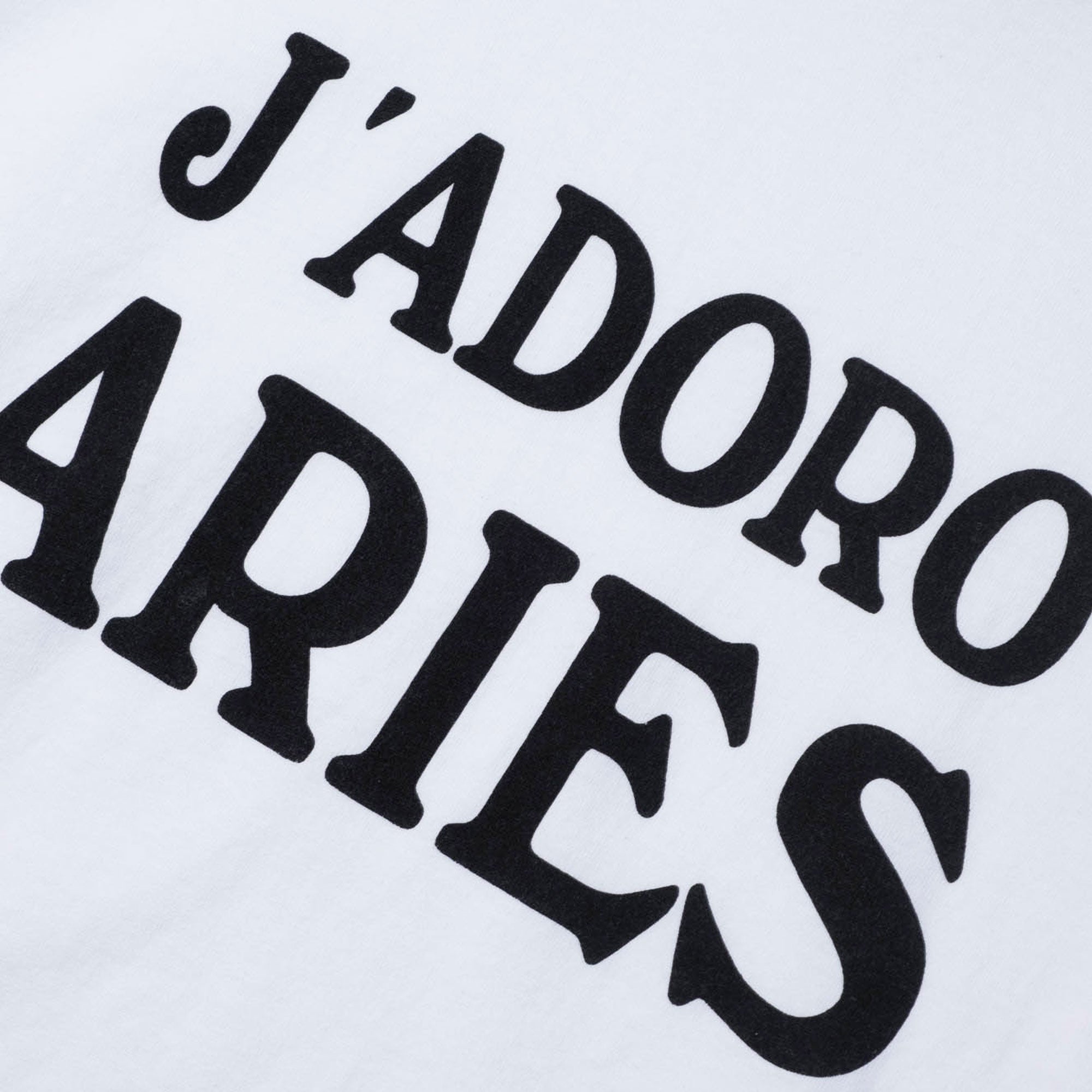 Aries J'Adoro SS Womens Tee - White