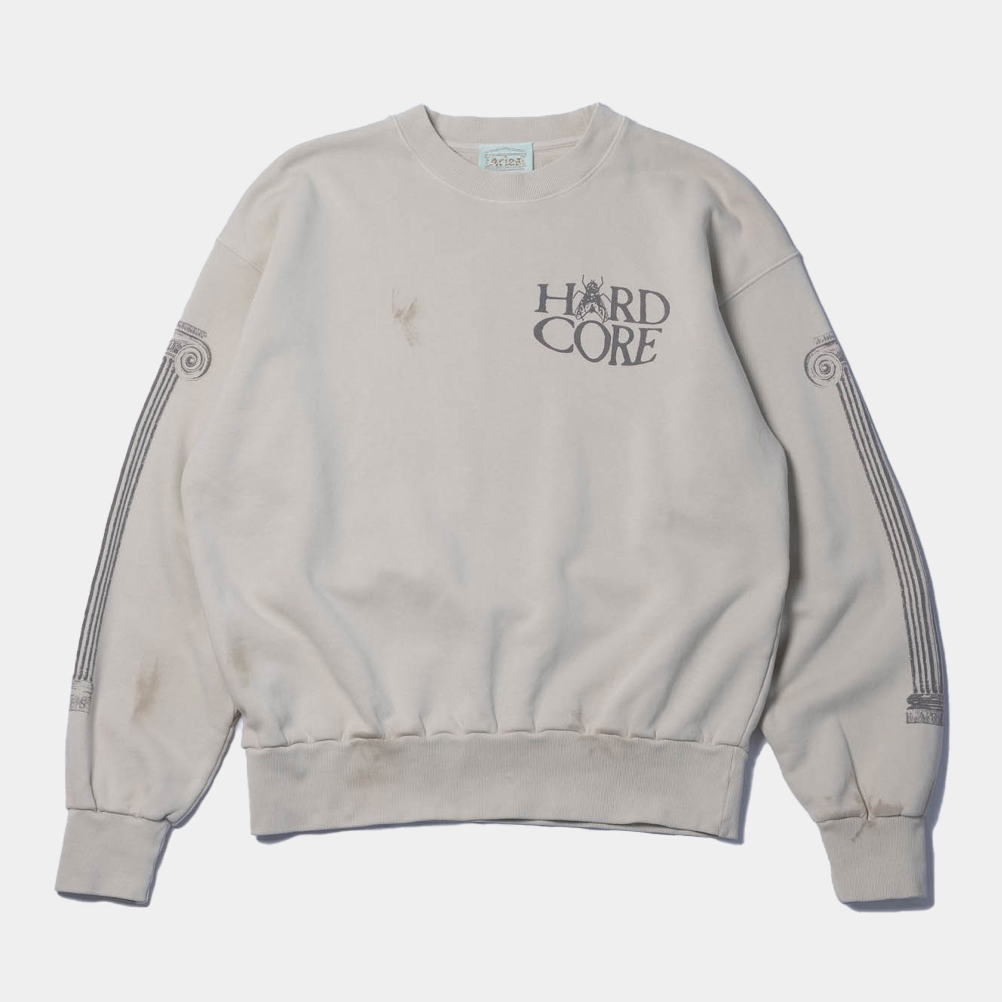 Aries Hardcore Sweatshirt - Beige