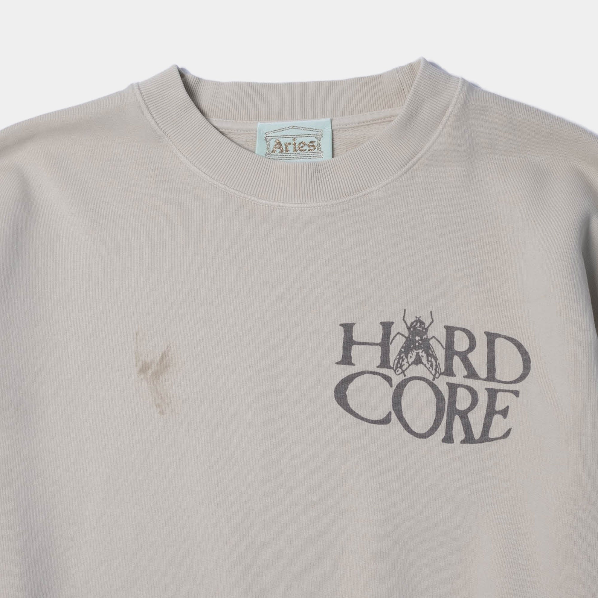 Aries Hardcore Sweatshirt - Beige