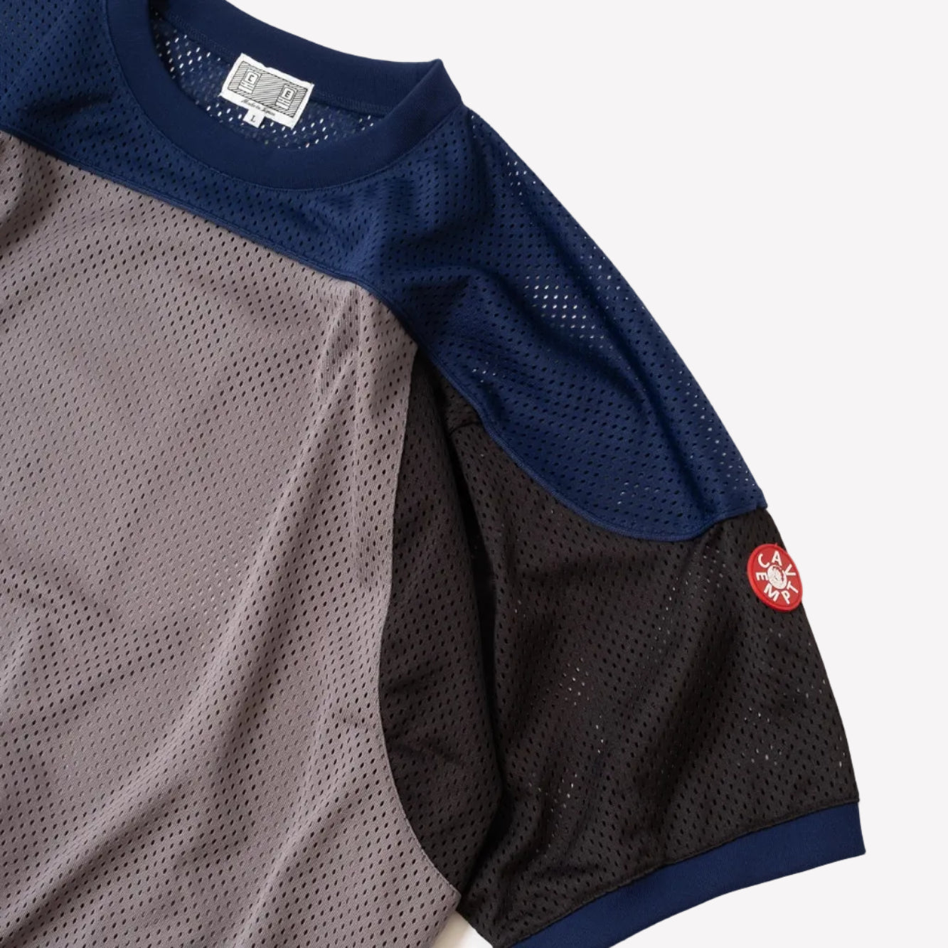 Cav Empt MD Temporal Distortion Mesh SS Top - Navy