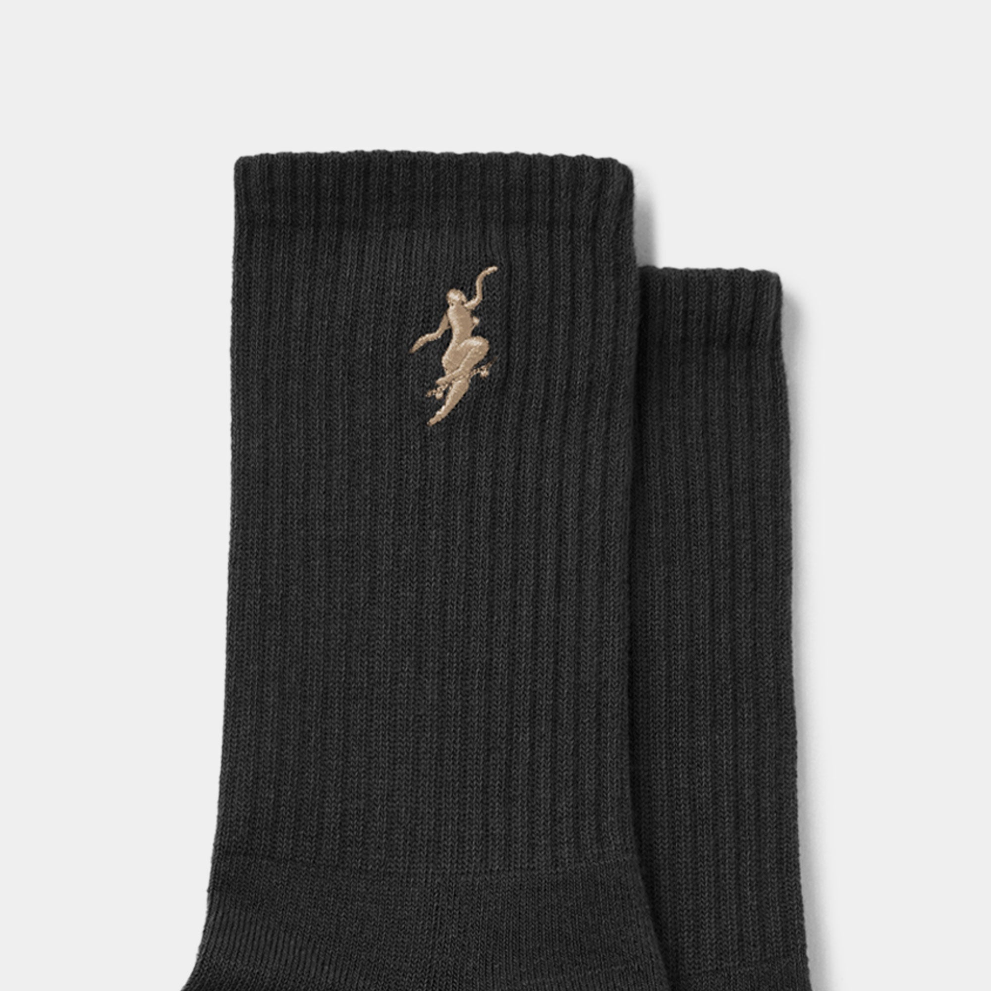 Polar No Comply Rib Socks - Black