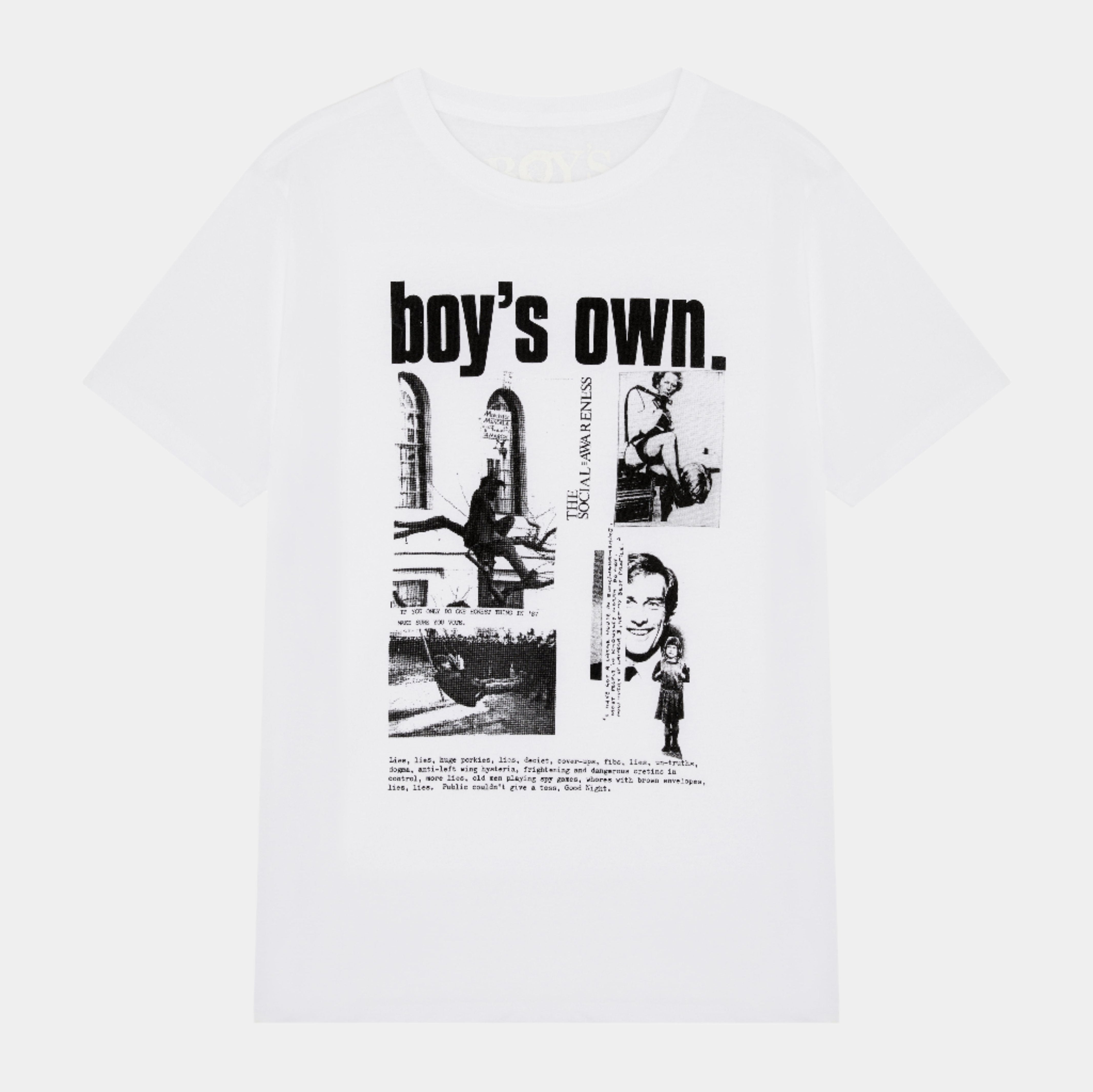 Boy's Own Social Awareness Tee - White