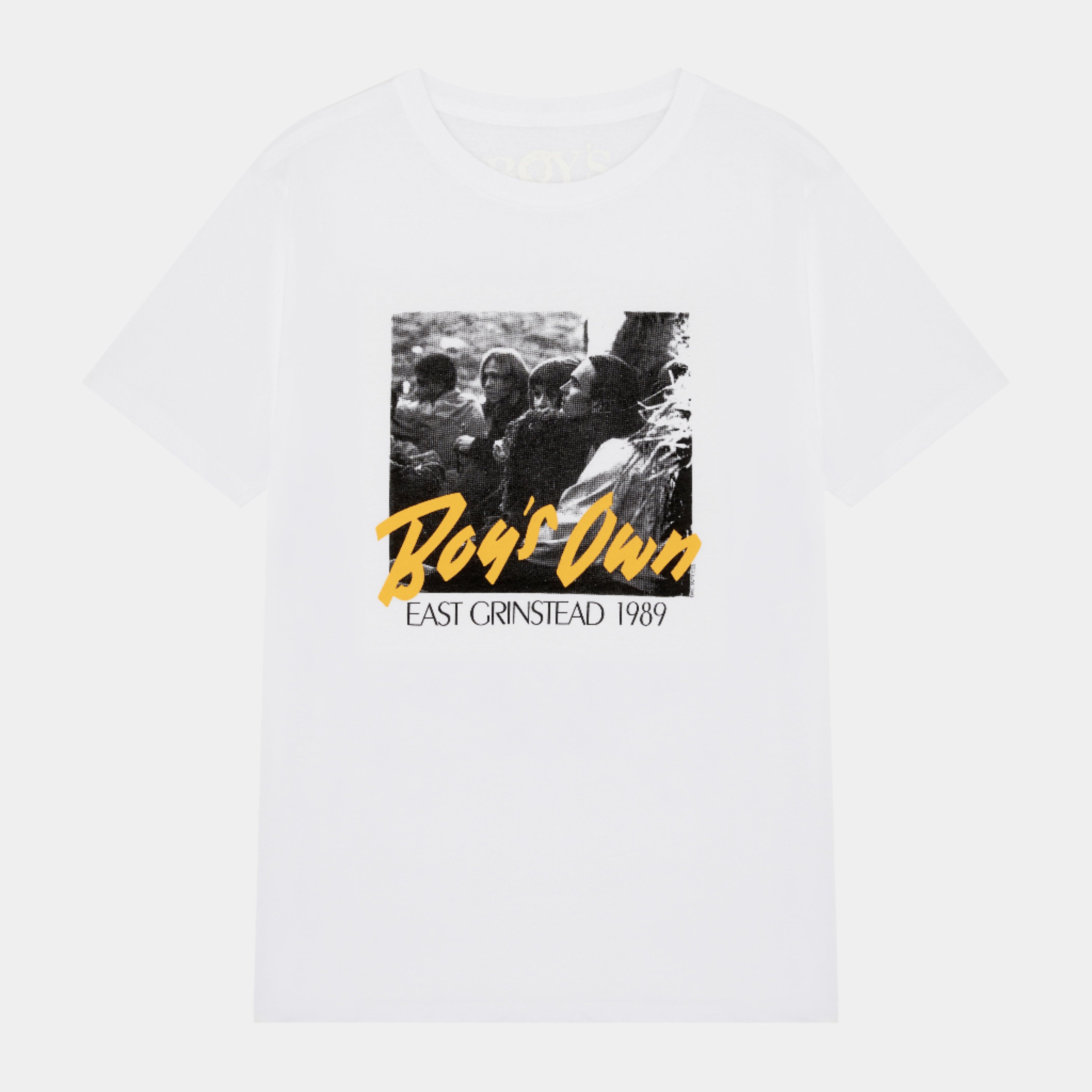 Boy's Own Dave Swindells 1989 Tee - White/Yellow