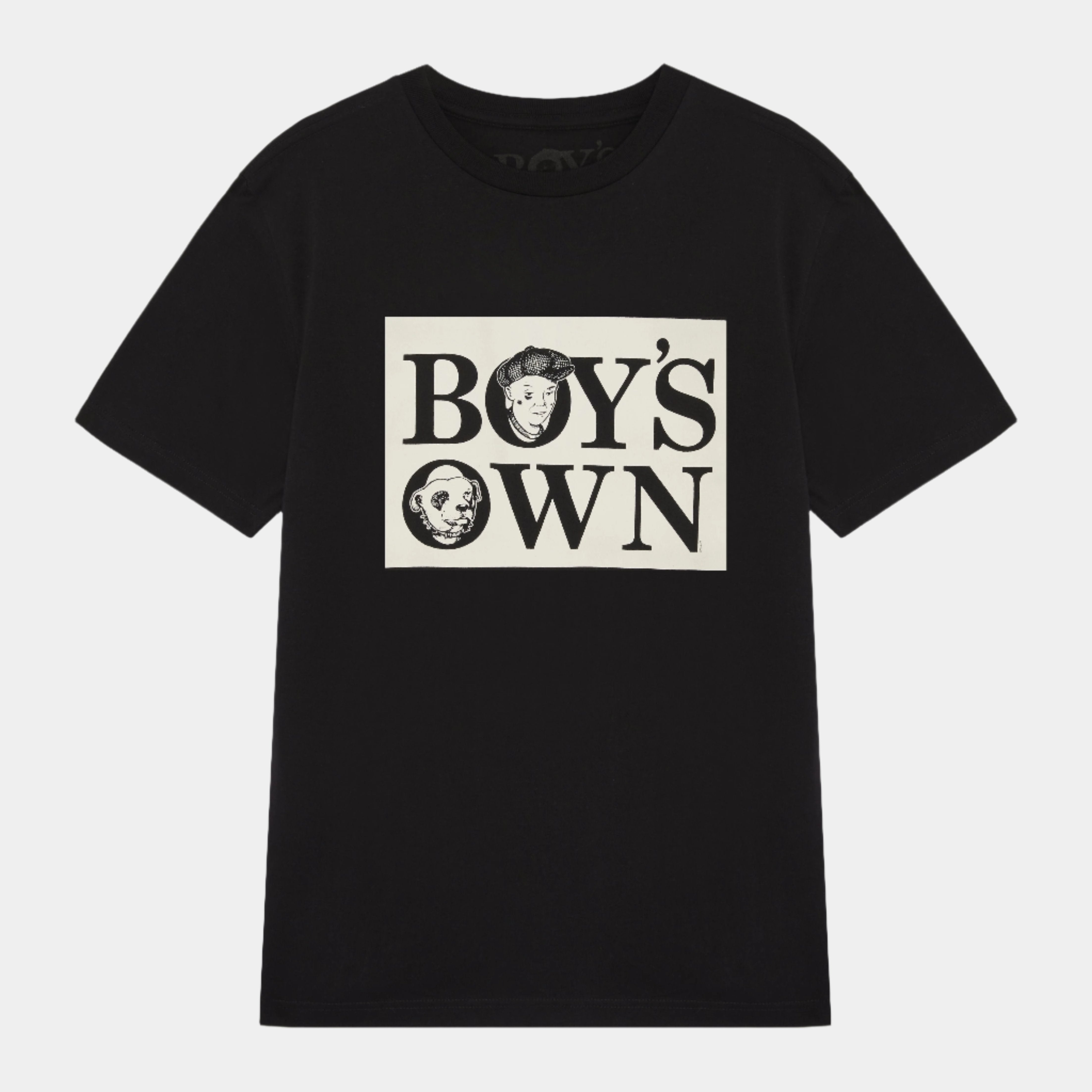 Boy's Own Classic Logo Tee - Black