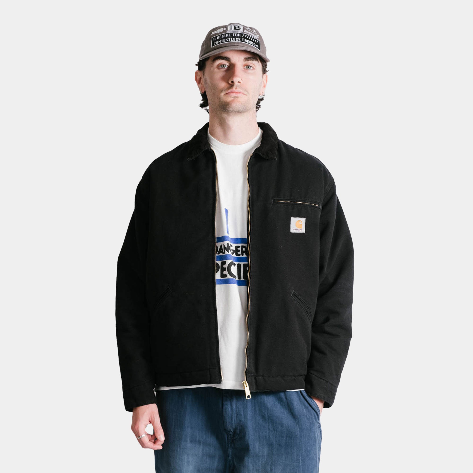 Carhartt WIP OG Detroit Jacket (Winter) - Black/Black